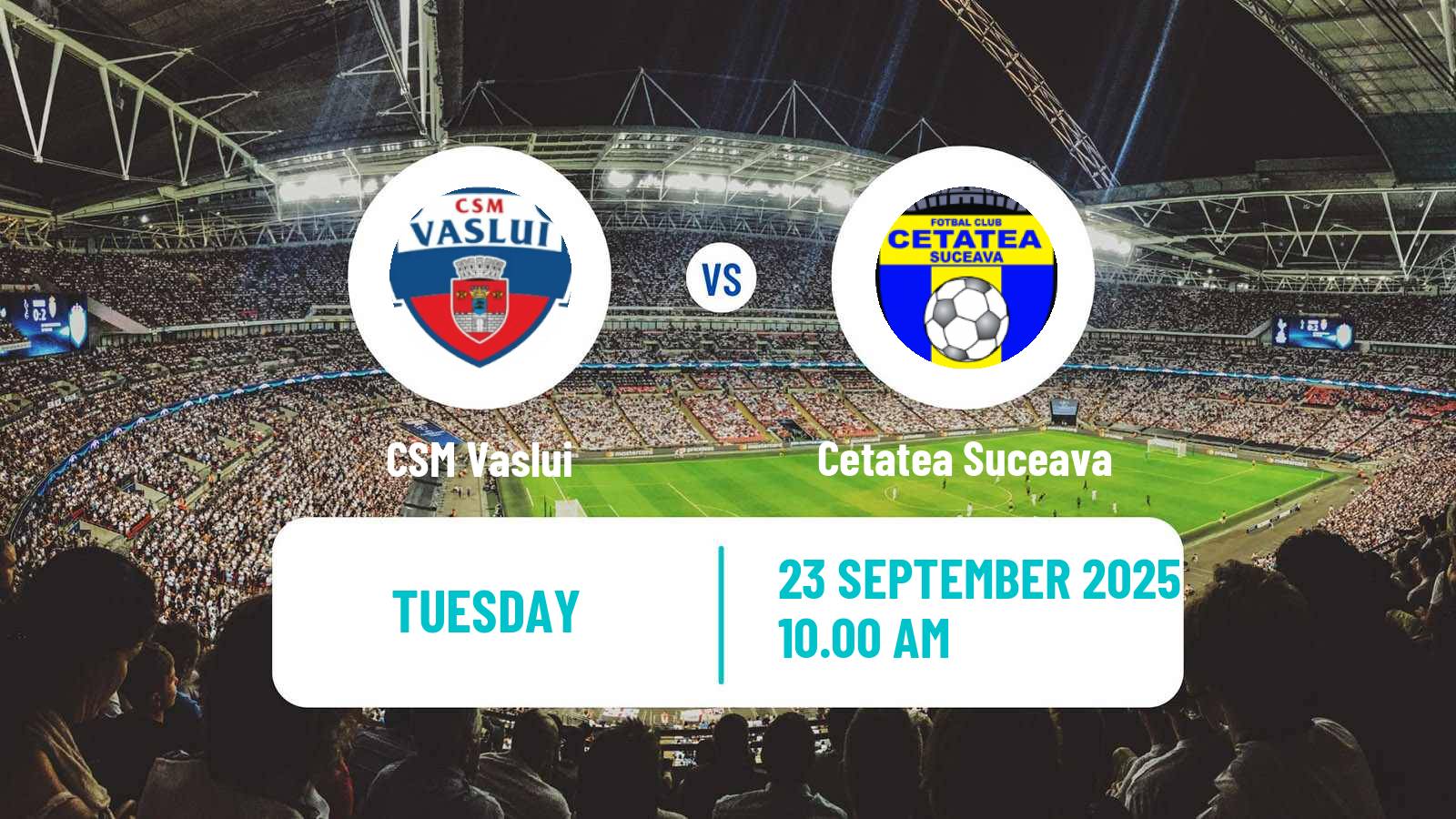 Football Romanian Liga 3 - Seria 1 CSM Vaslui - Cetatea Suceava
