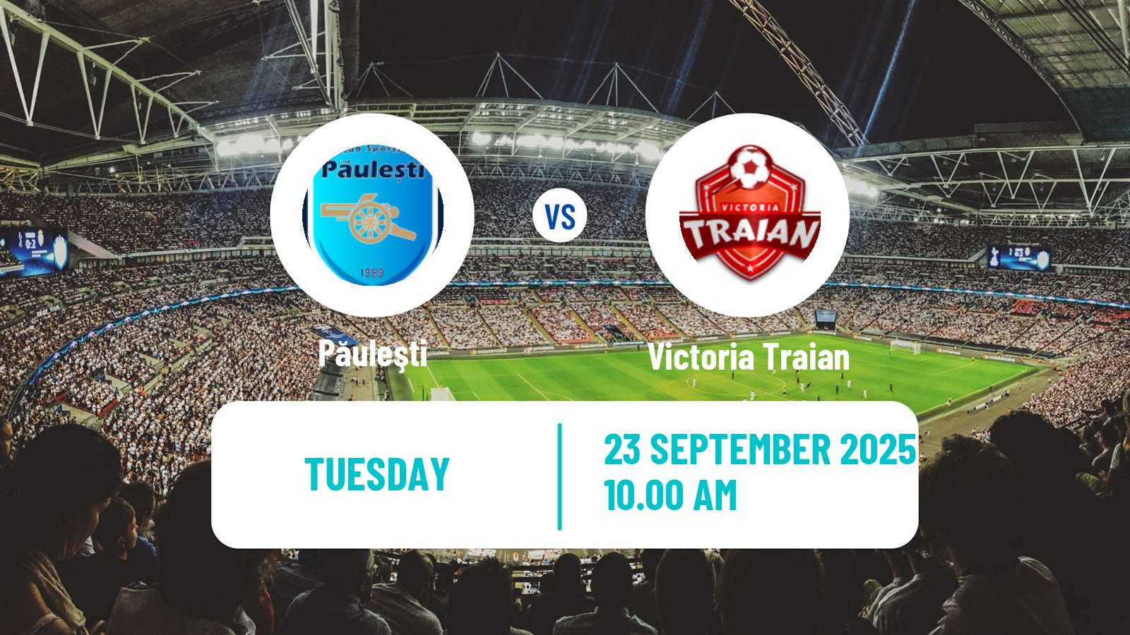 Football Romanian Liga 3 - Seria 2 Păuleşti - Victoria Traian