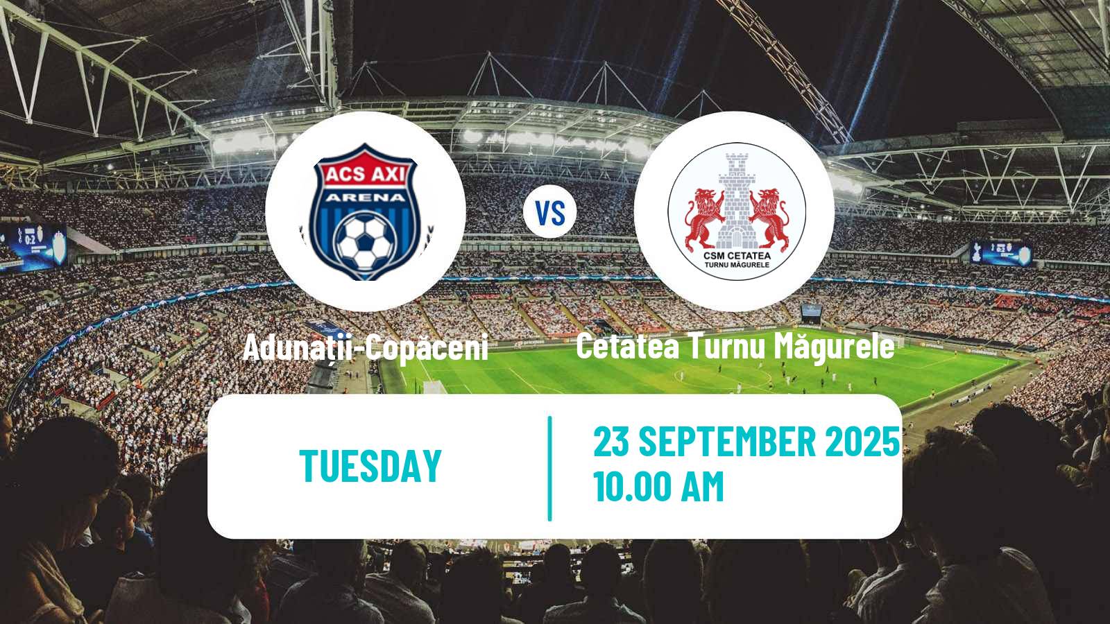Football Romanian Liga 3 - Seria 5 Adunații-Copăceni - Cetatea Turnu Măgurele