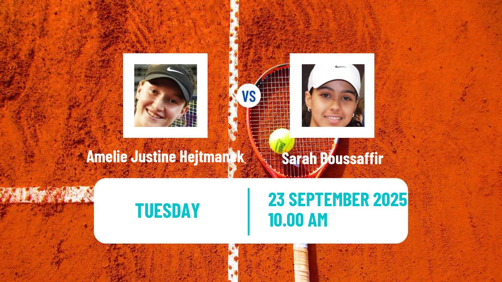 Tennis ITF W15 Cap D Agde Women Amelie Justine Hejtmanek - Sarah Boussaffir