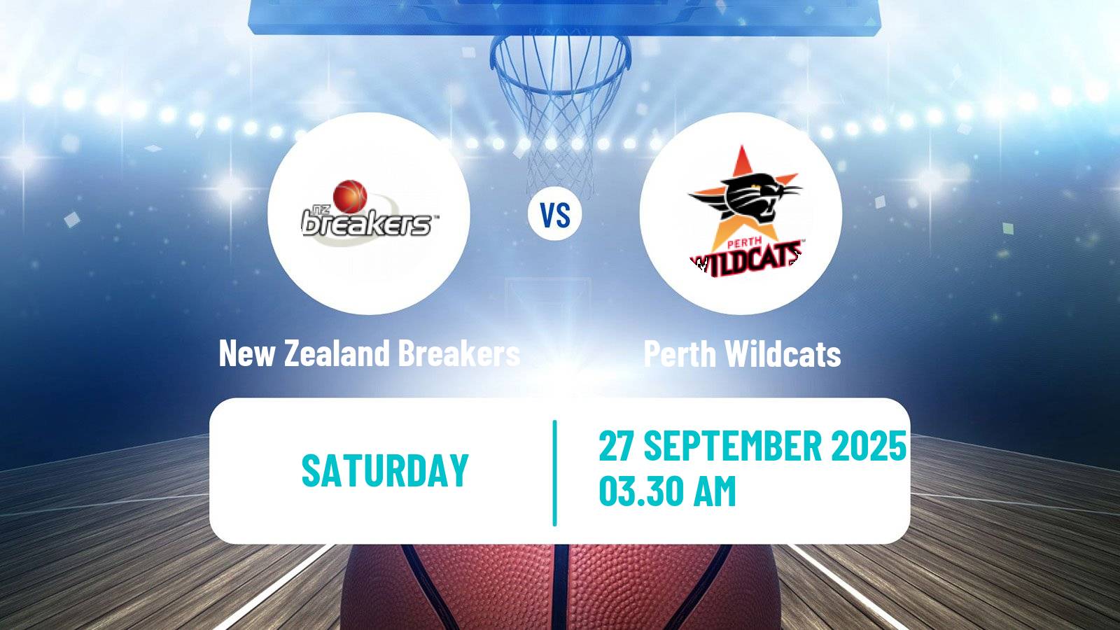 Basketball Australian NBL New Zealand Breakers - Perth Wildcats