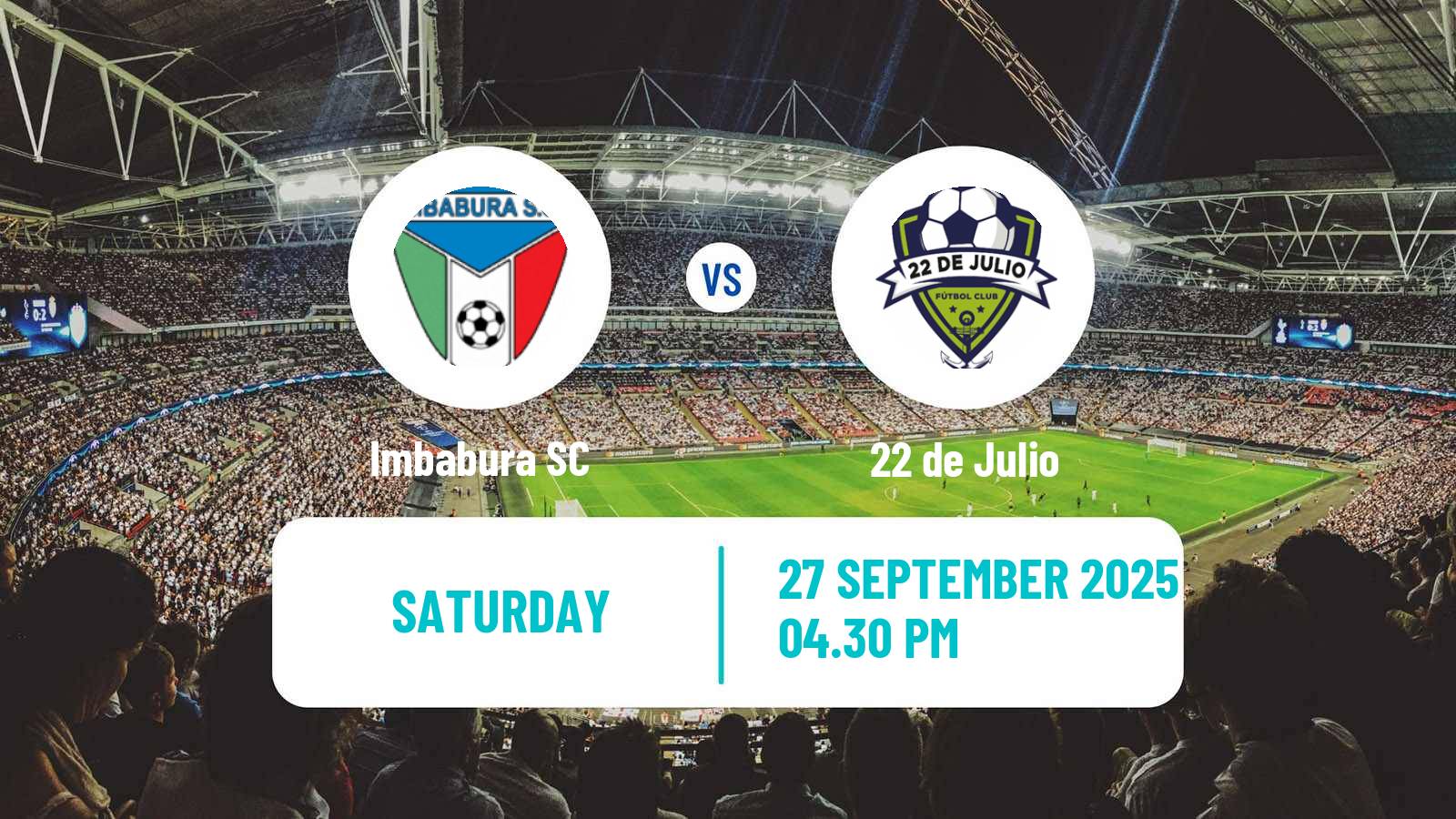 Football Ecuadorian Serie B Imbabura - 22 de Julio