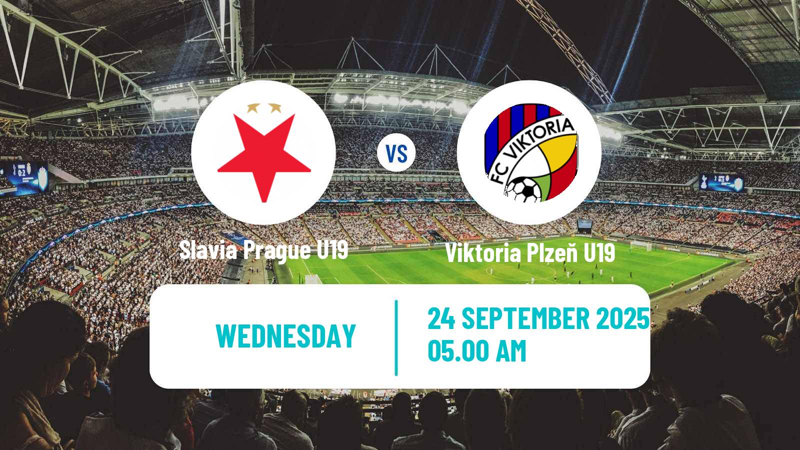 Football Czech U19 League Slavia Prague U19 - Viktoria Plzeň U19