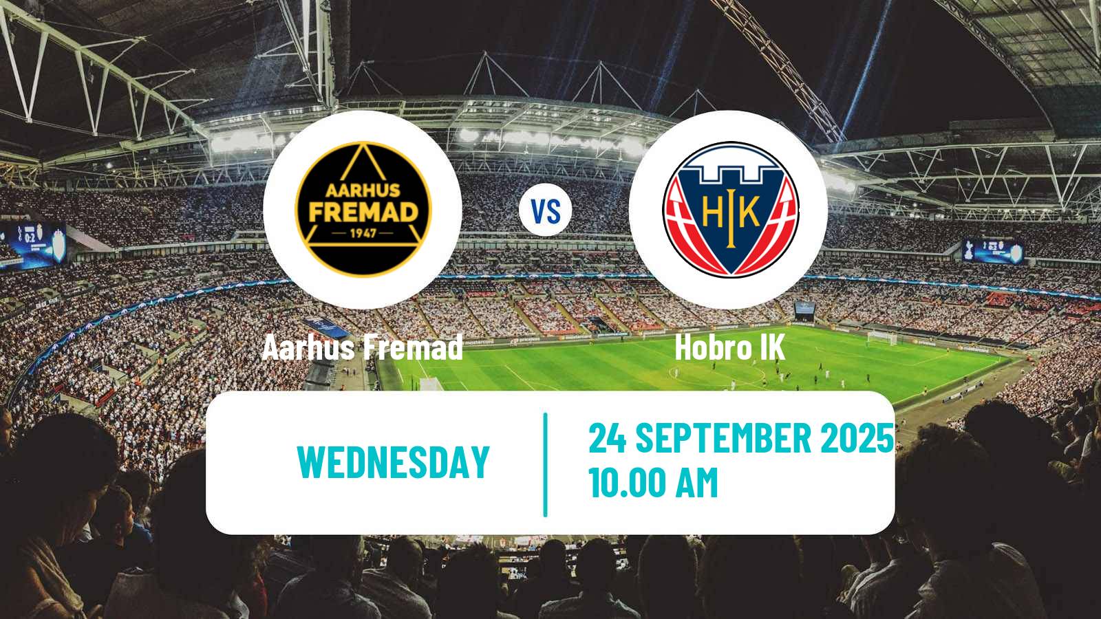 Football Danish Landspokal Cup Aarhus Fremad - Hobro