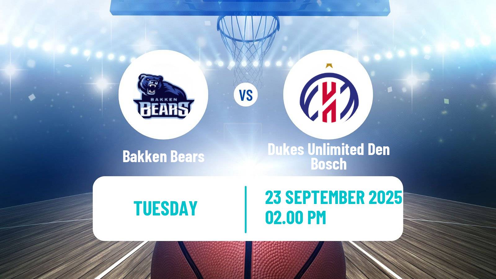 Basketball Champions League Basketball Bakken Bears - Dukes Unlimited Den Bosch