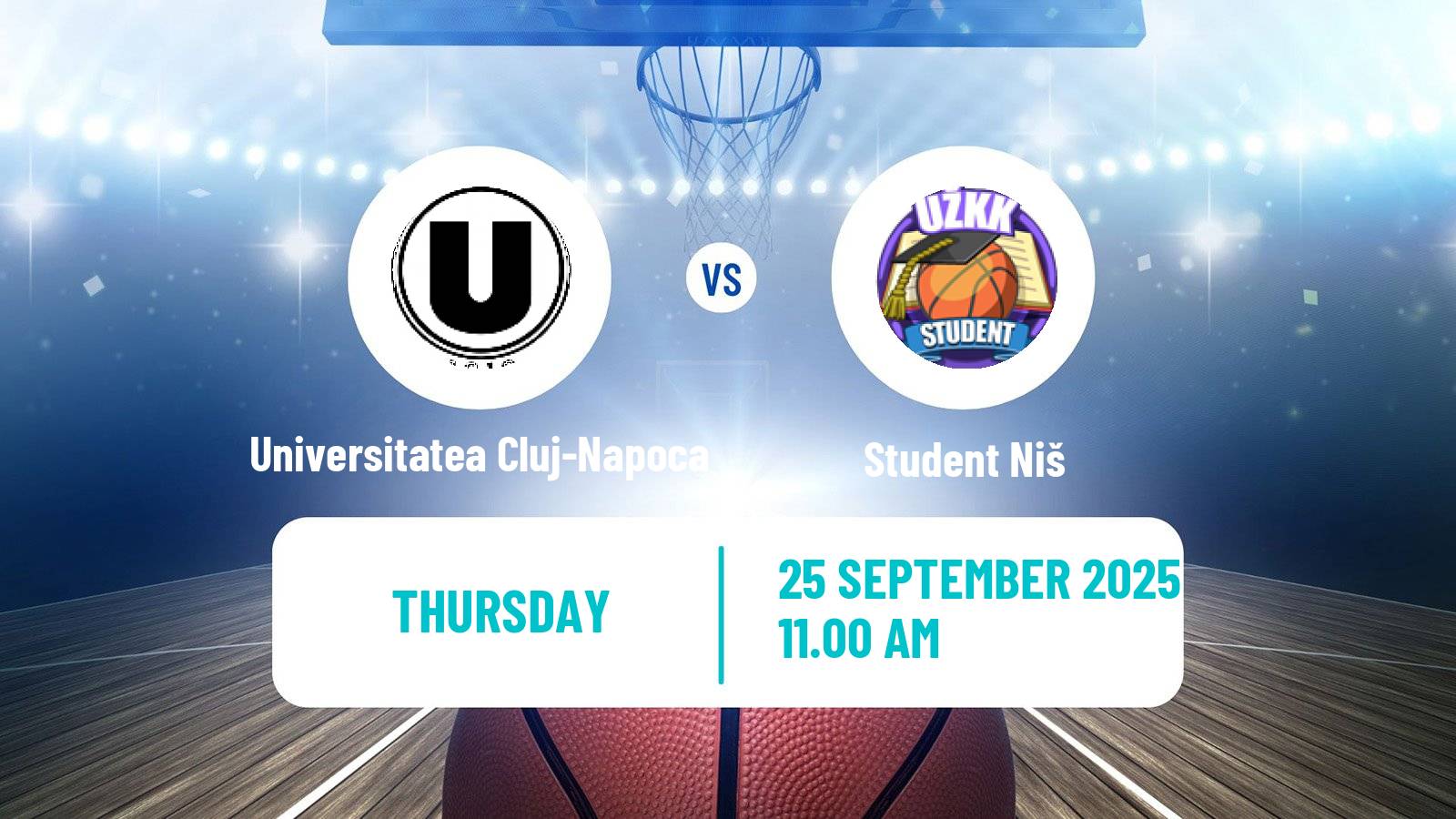 Basketball Eurocup Women Universitatea Cluj-Napoca - Student Niš