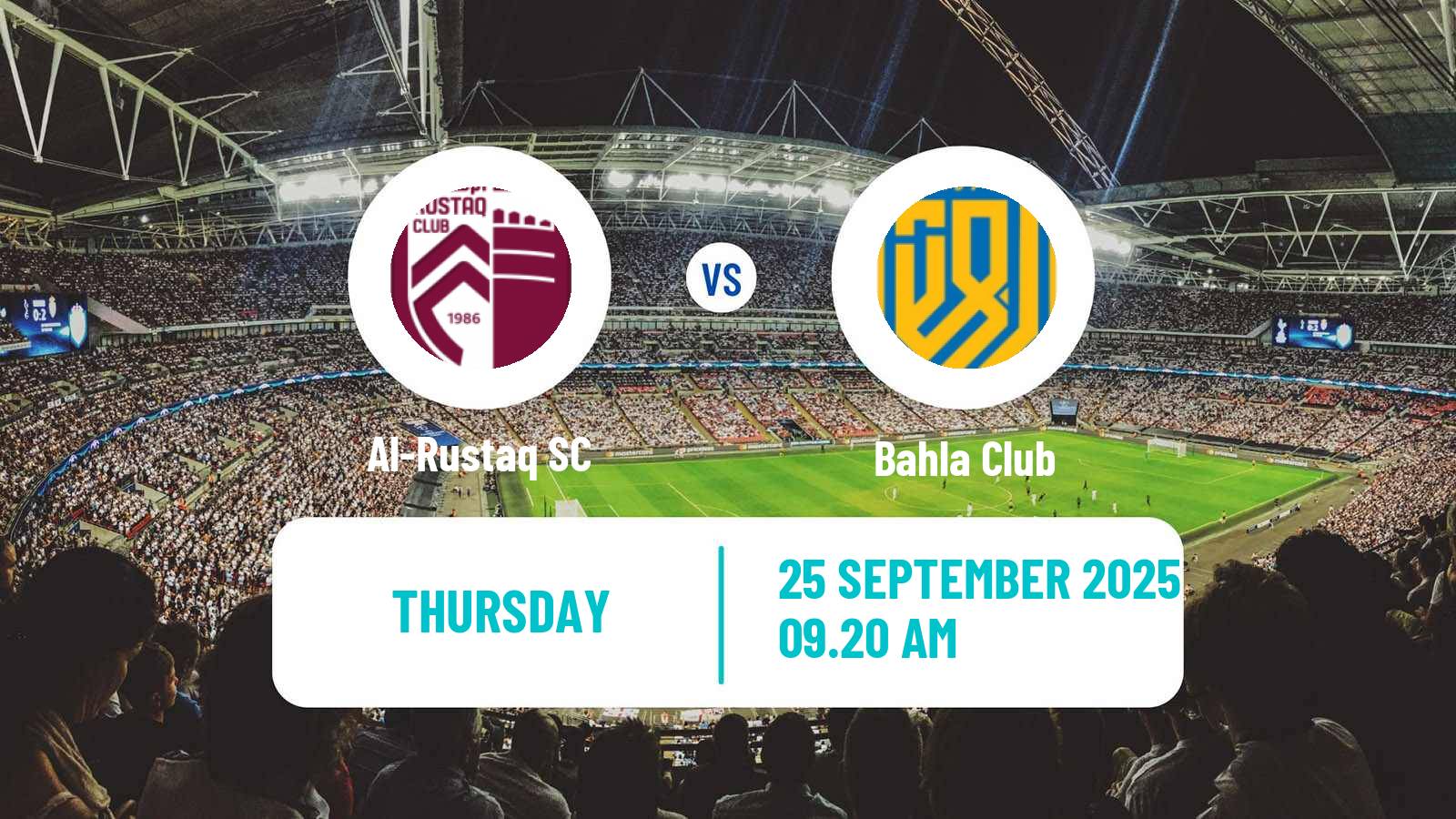 Football Omani League Al-Rustaq - Bahla
