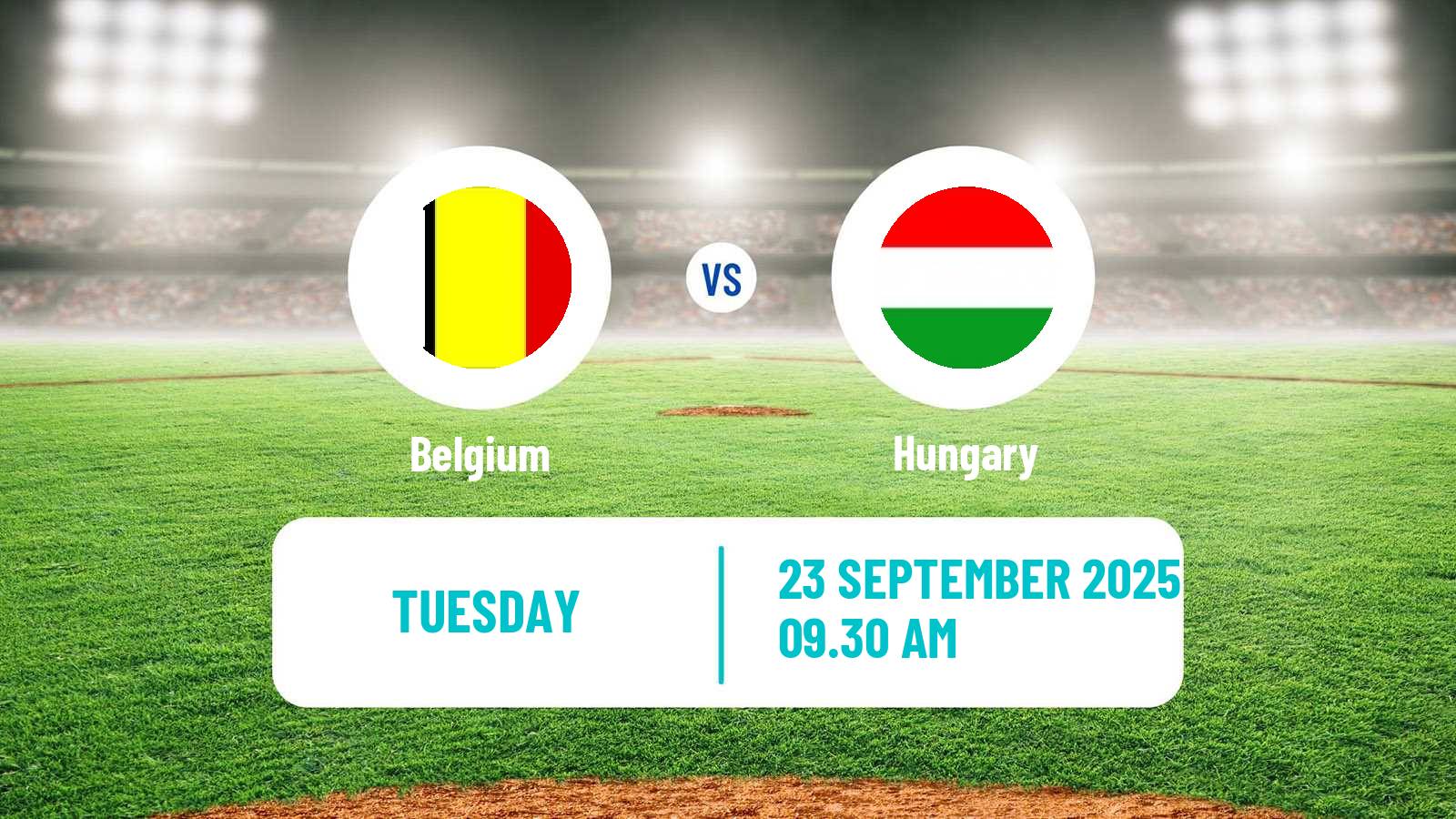 Baseball European Championship Baseball Belgium - Hungary