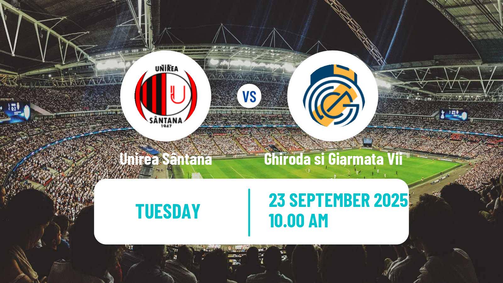 Football Romanian Liga 3 - Seria 7 Unirea Sântana - Ghiroda si Giarmata Vii