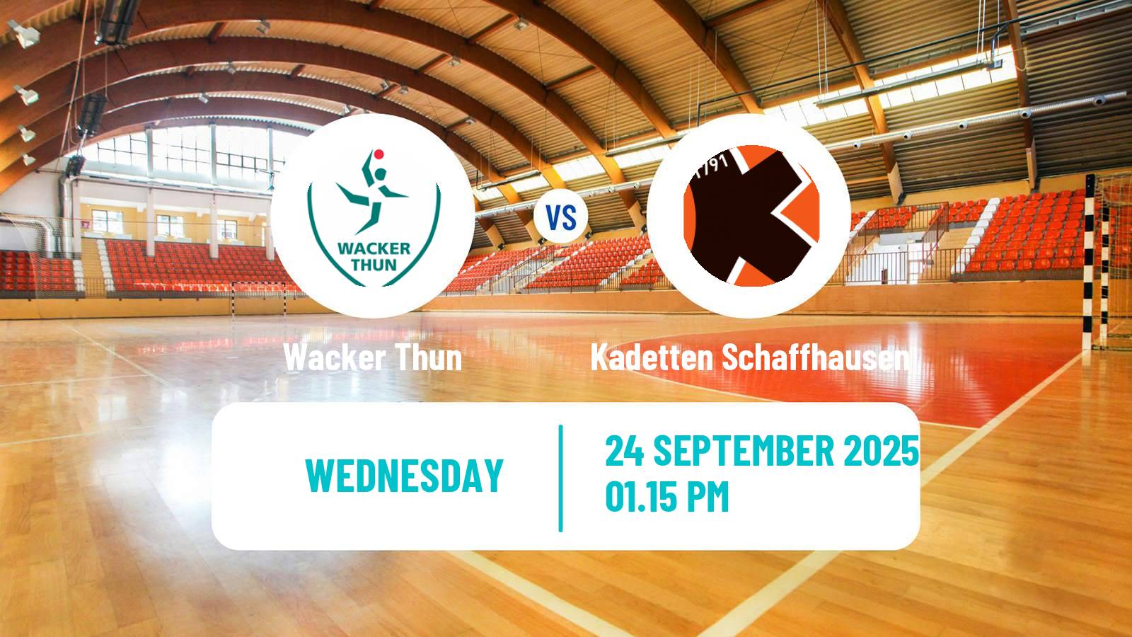 Handball Swiss NLA Handball Wacker Thun - Kadetten Schaffhausen
