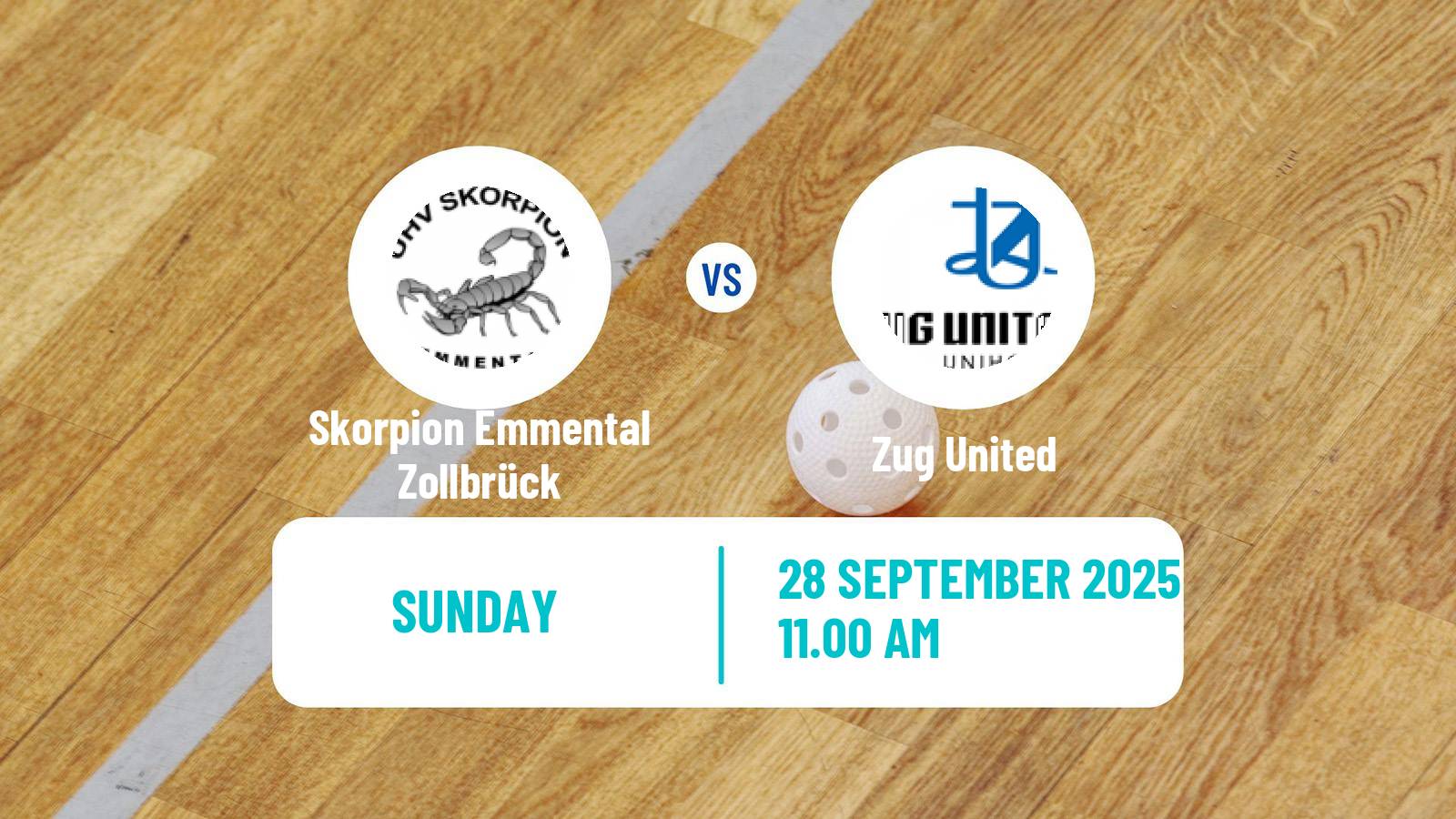 Floorball Swiss NLA Floorball Women Skorpion Emmental Zollbrück - Zug United