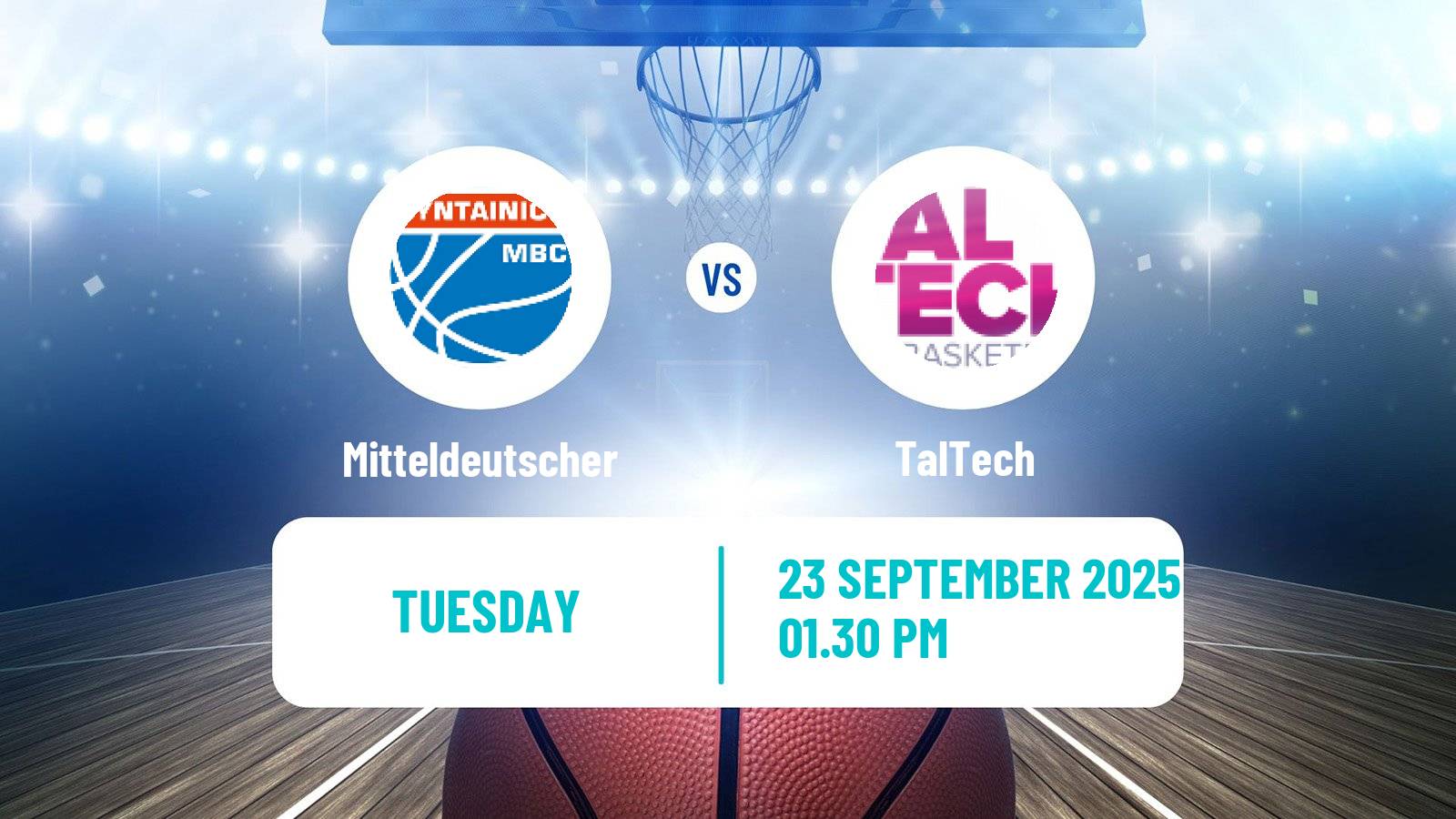 Basketball ENBL Mitteldeutscher - TalTech