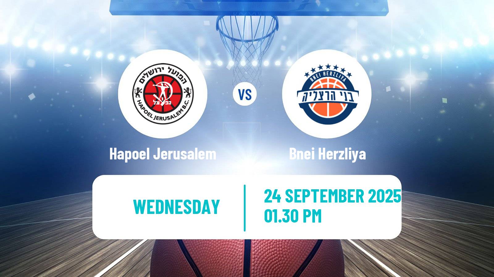 Basketball Israeli League Cup Hapoel Jerusalem - Bnei Herzliya