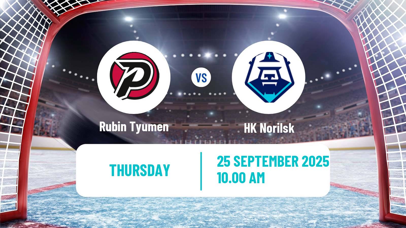 Hockey VHL Rubin Tyumen - Norilsk