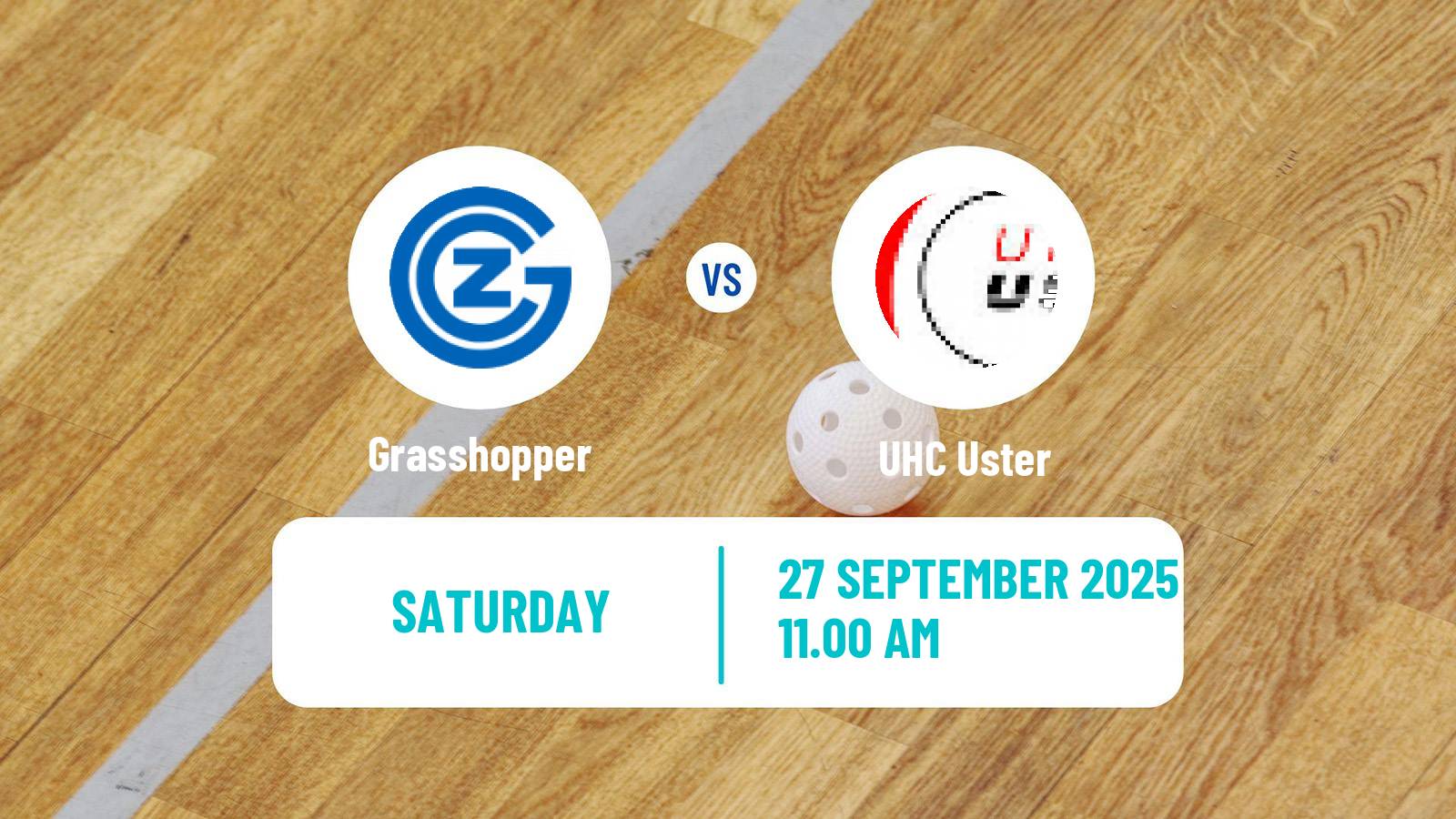 Floorball Swiss NLA Floorball Grasshopper - Uster
