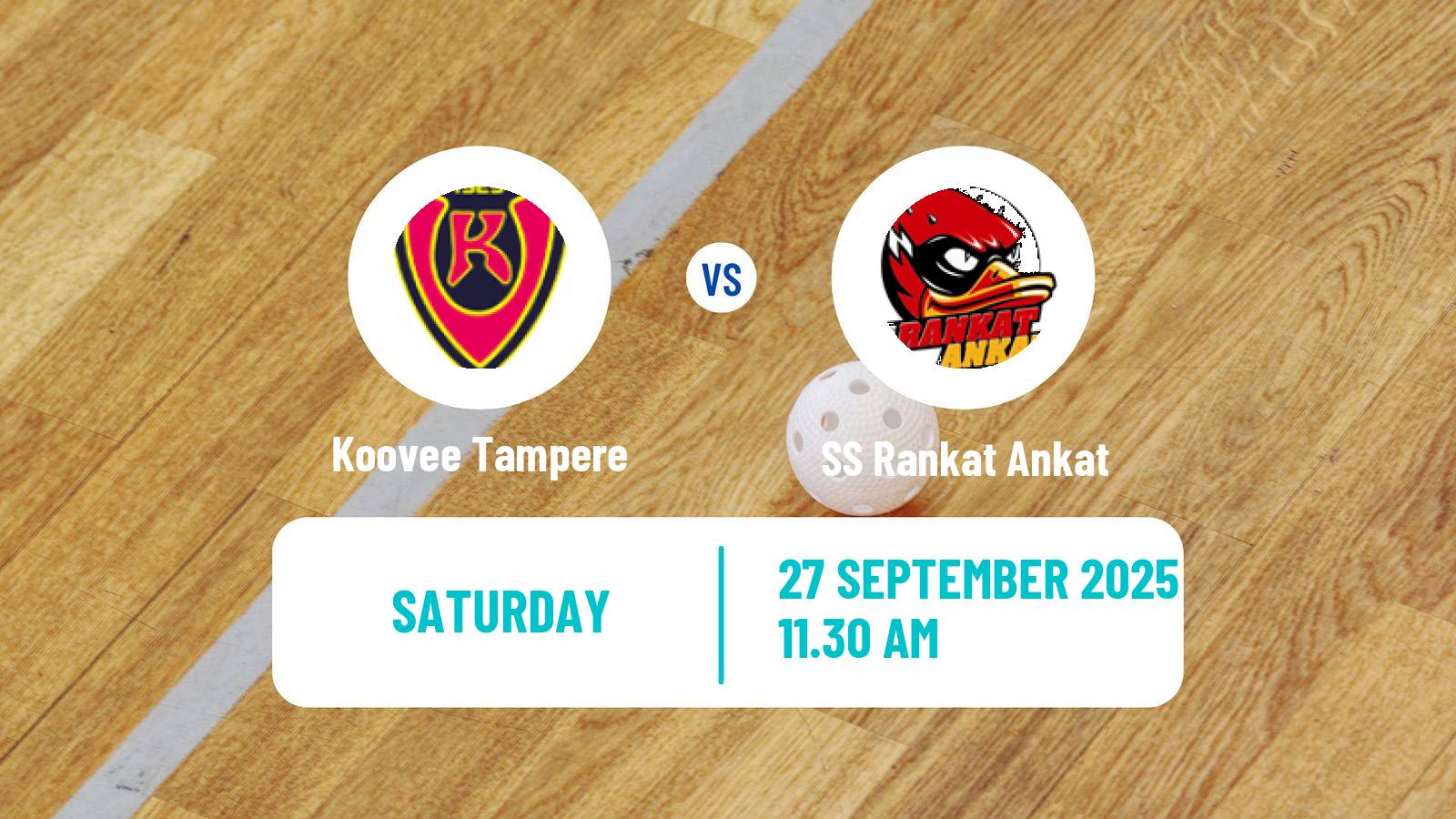 Floorball Finnish F-Liiga Women Koovee Tampere - SS Rankat Ankat
