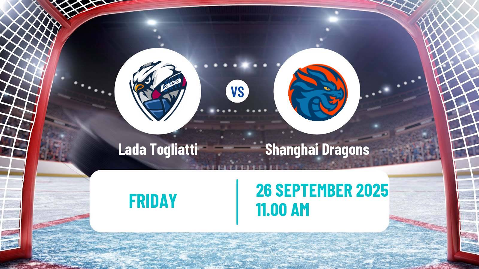 Hockey KHL Lada Togliatti - Shanghai Dragons