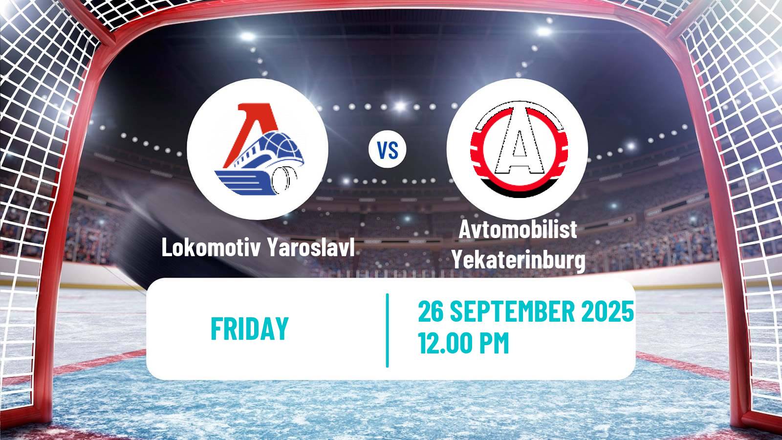 Hockey KHL Lokomotiv Yaroslavl - Avtomobilist Yekaterinburg