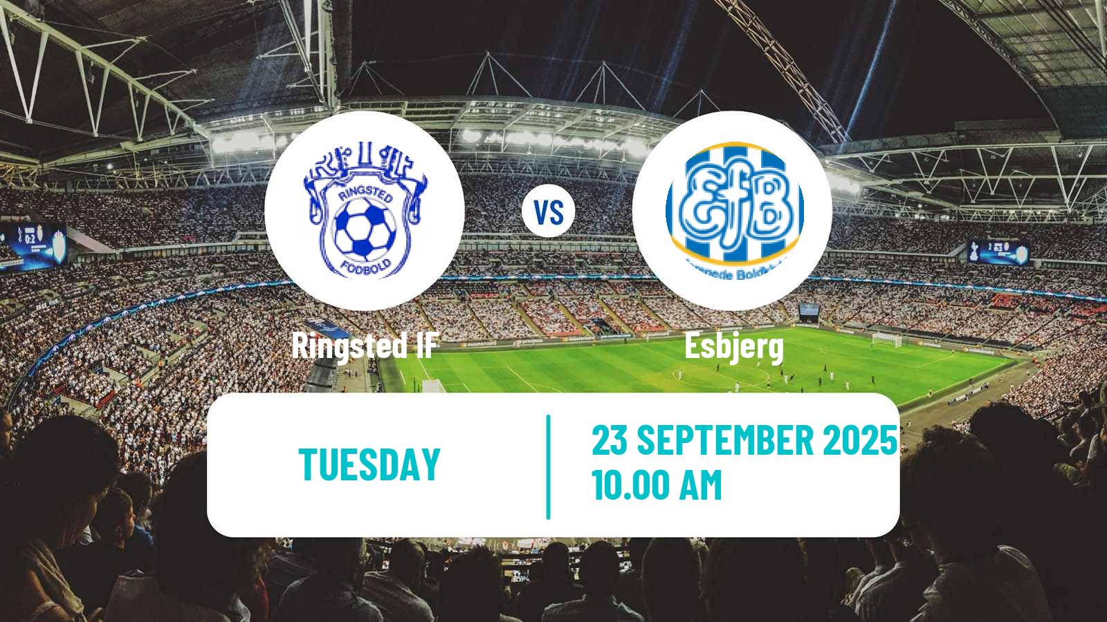 Football Danish Landspokal Cup Ringsted - Esbjerg