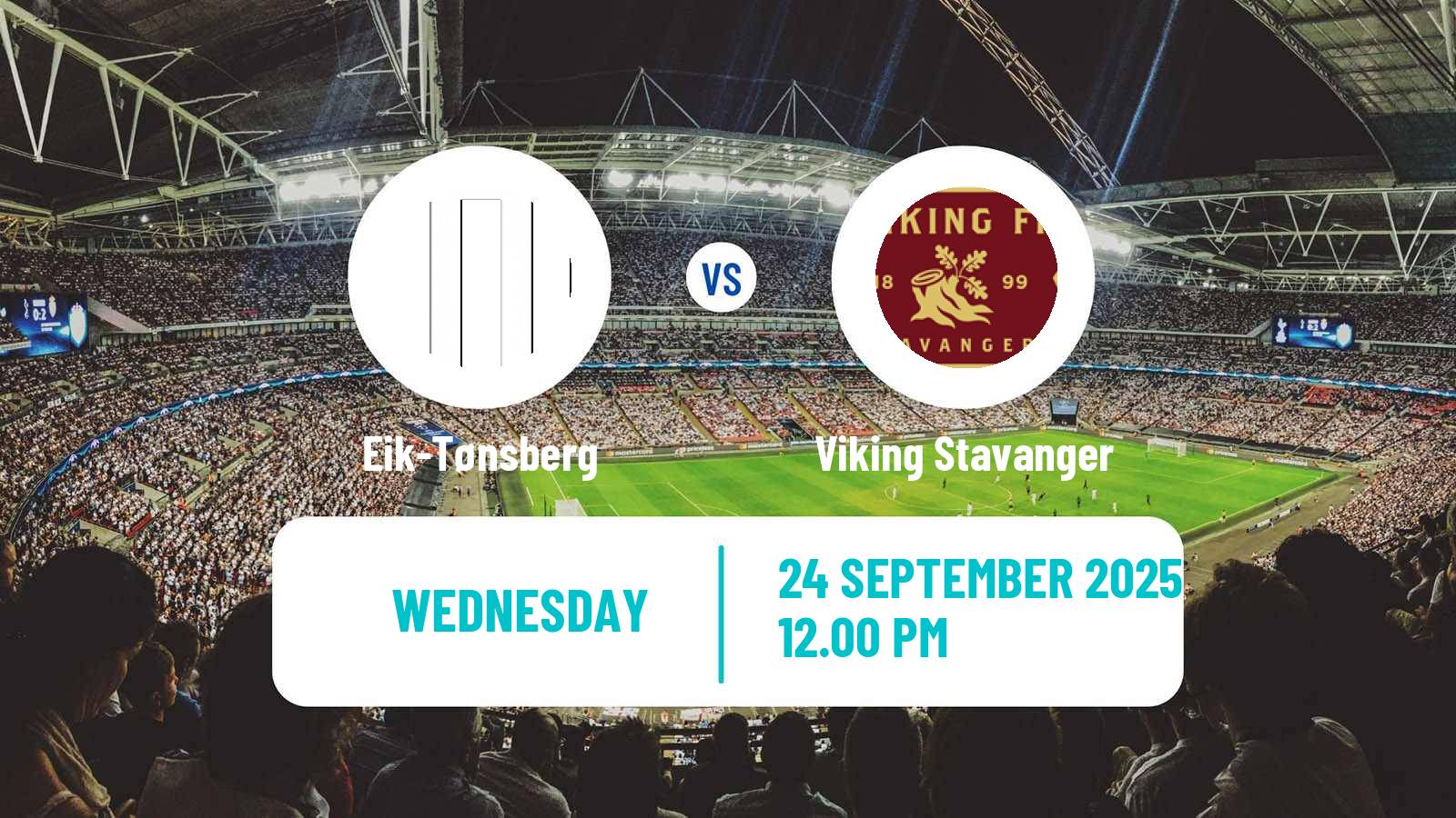 Football Norwegian NM Cup Eik-Tønsberg - Viking Stavanger