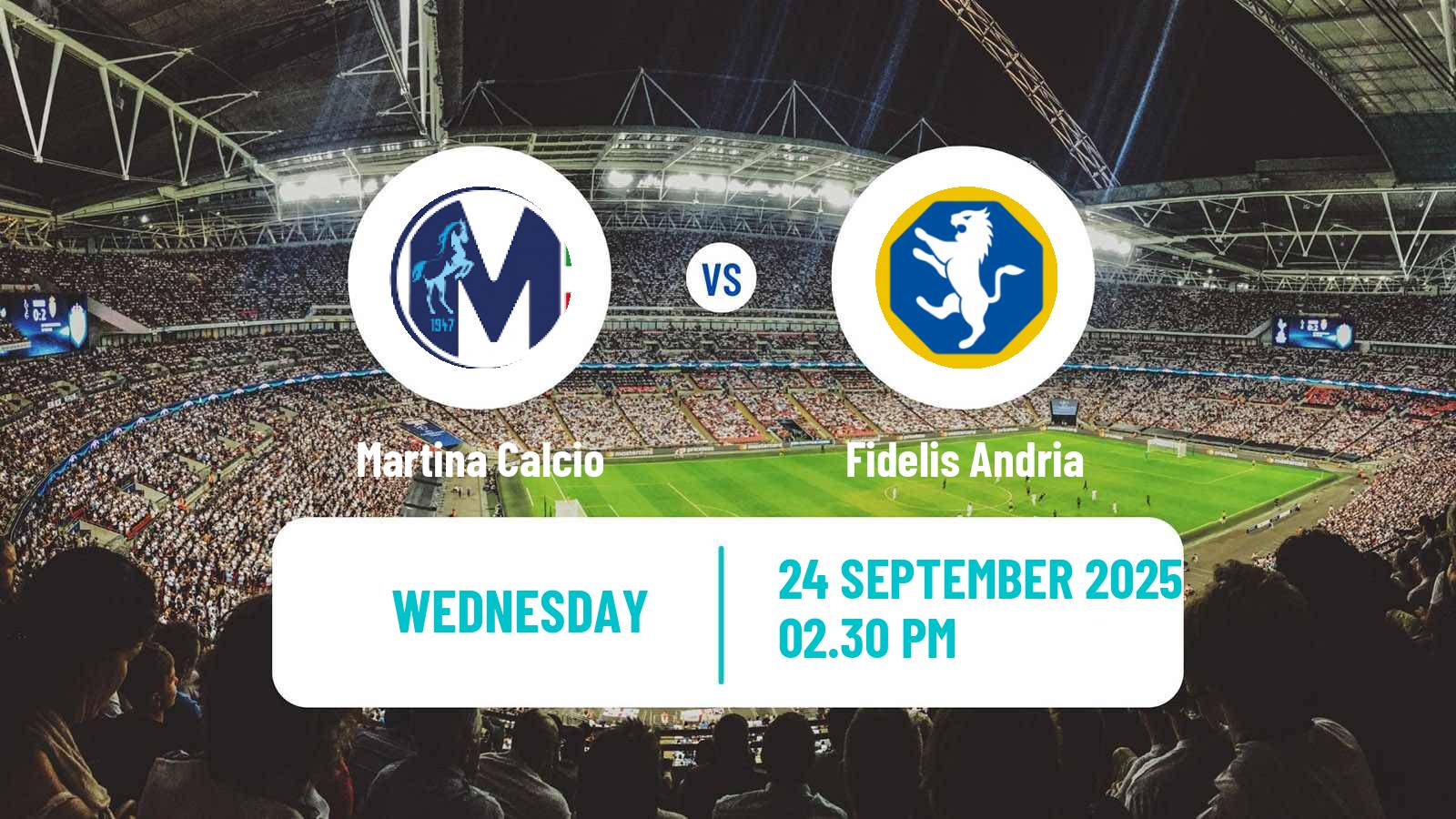 Football Italian Serie D - Group H Martina Calcio - Fidelis Andria