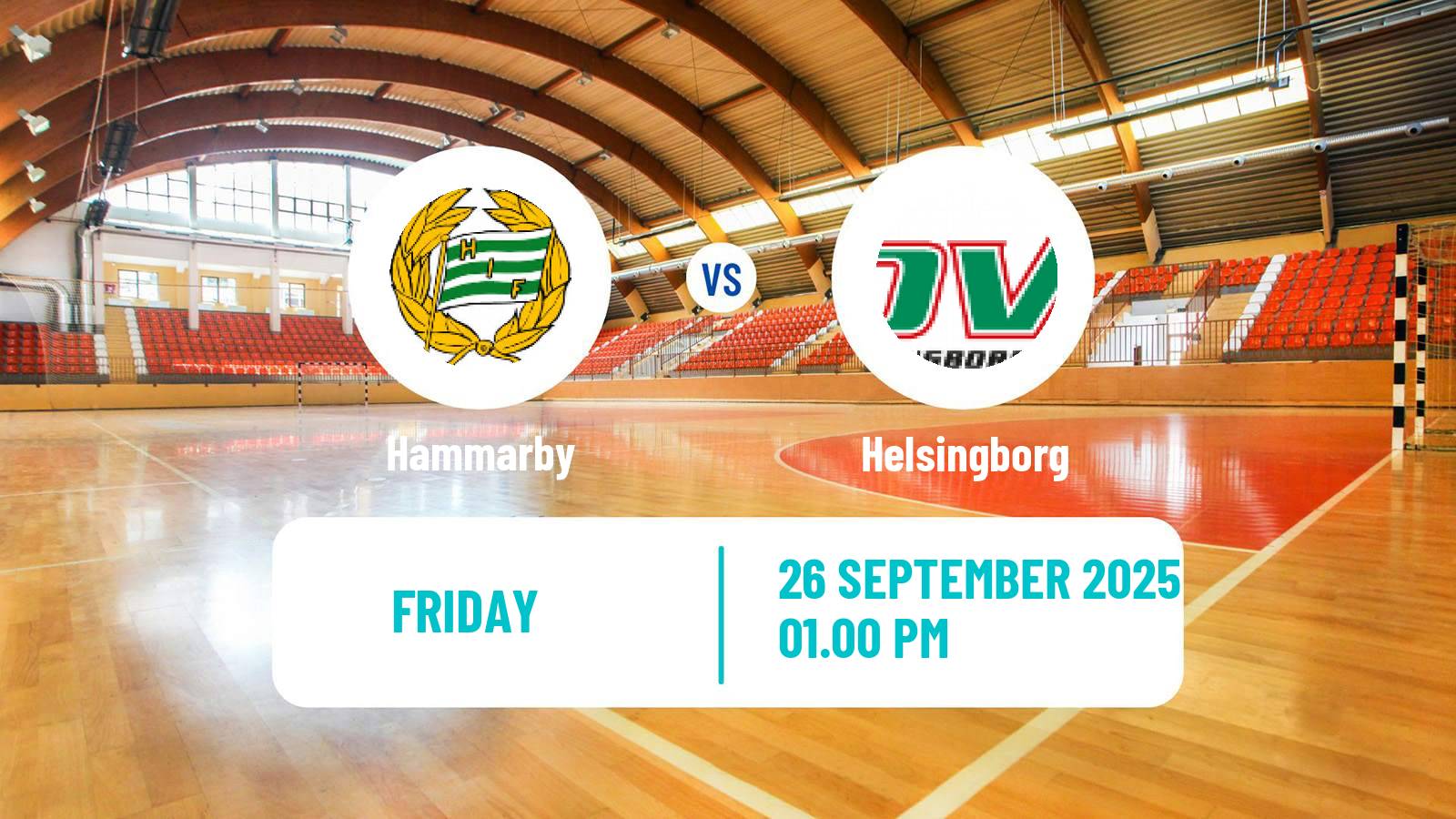 Handball Swedish Elitserien Handball Hammarby - Helsingborg