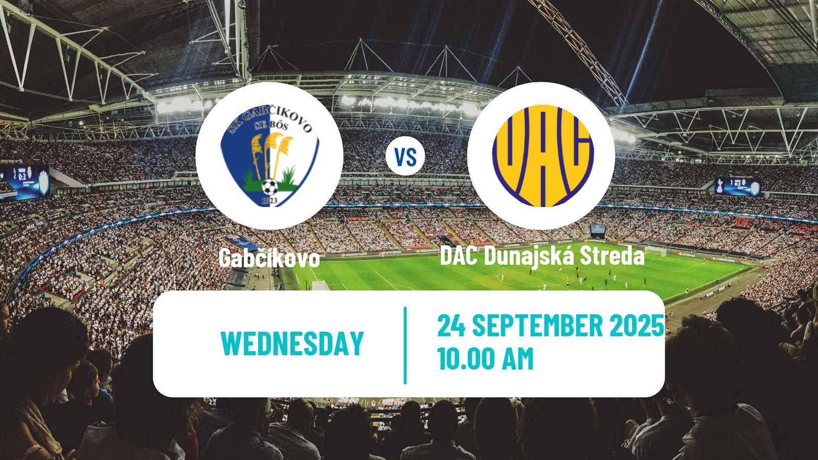 Football Slovak Cup Gabčíkovo - DAC Dunajská Streda