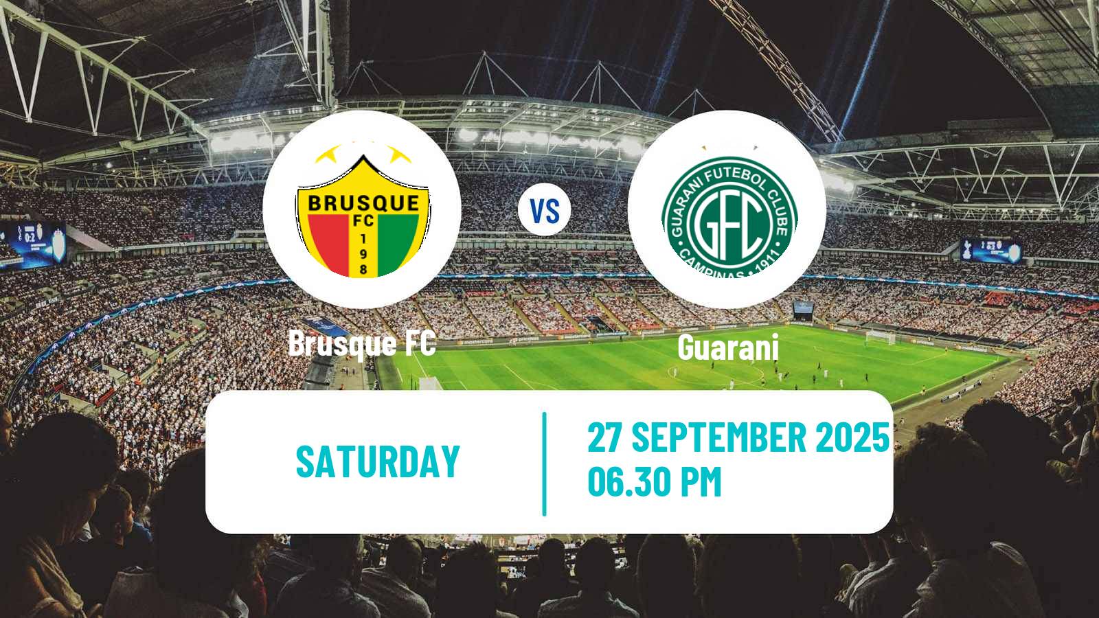 Football Brazilian Serie C Brusque - Guarani