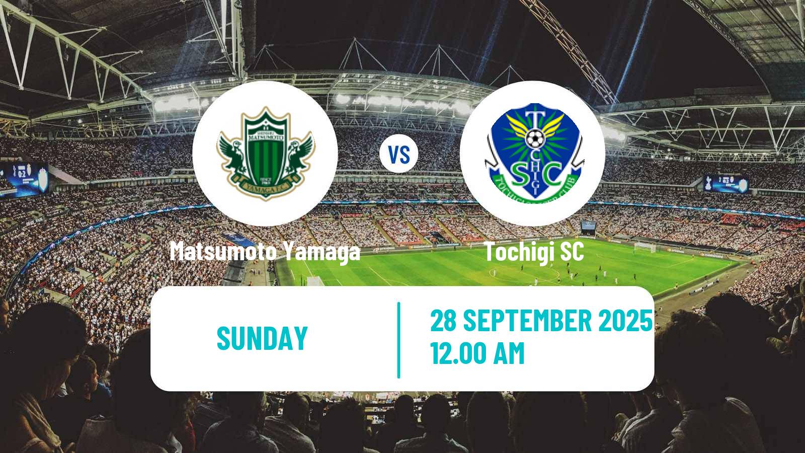 Football Japan J3 League Matsumoto Yamaga - Tochigi