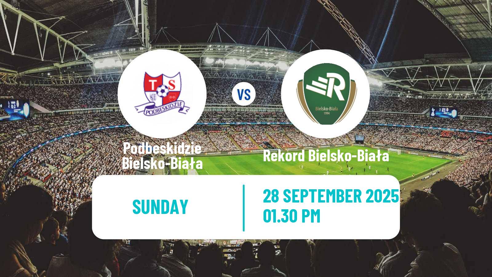 Football Polish Division 2 Podbeskidzie Bielsko-Biała - Rekord Bielsko-Biała