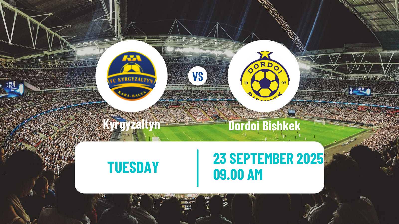 Football Kyrgyzstan Premier Liga Kyrgyzaltyn - Dordoi Bishkek