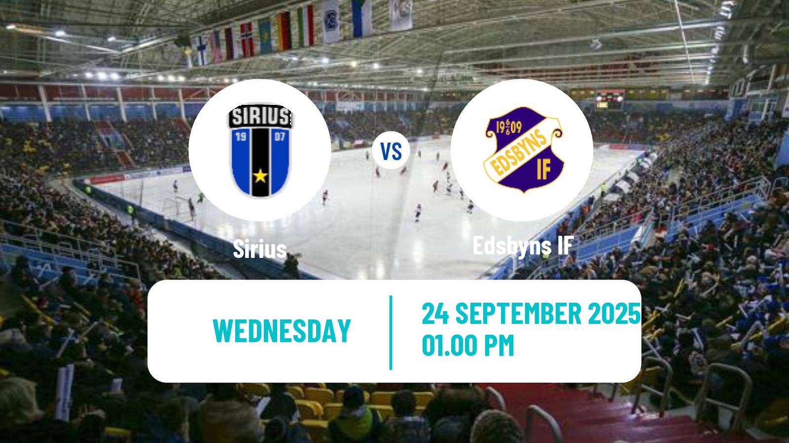 Bandy Svenska Cupen Bandy Sirius - Edsbyns IF