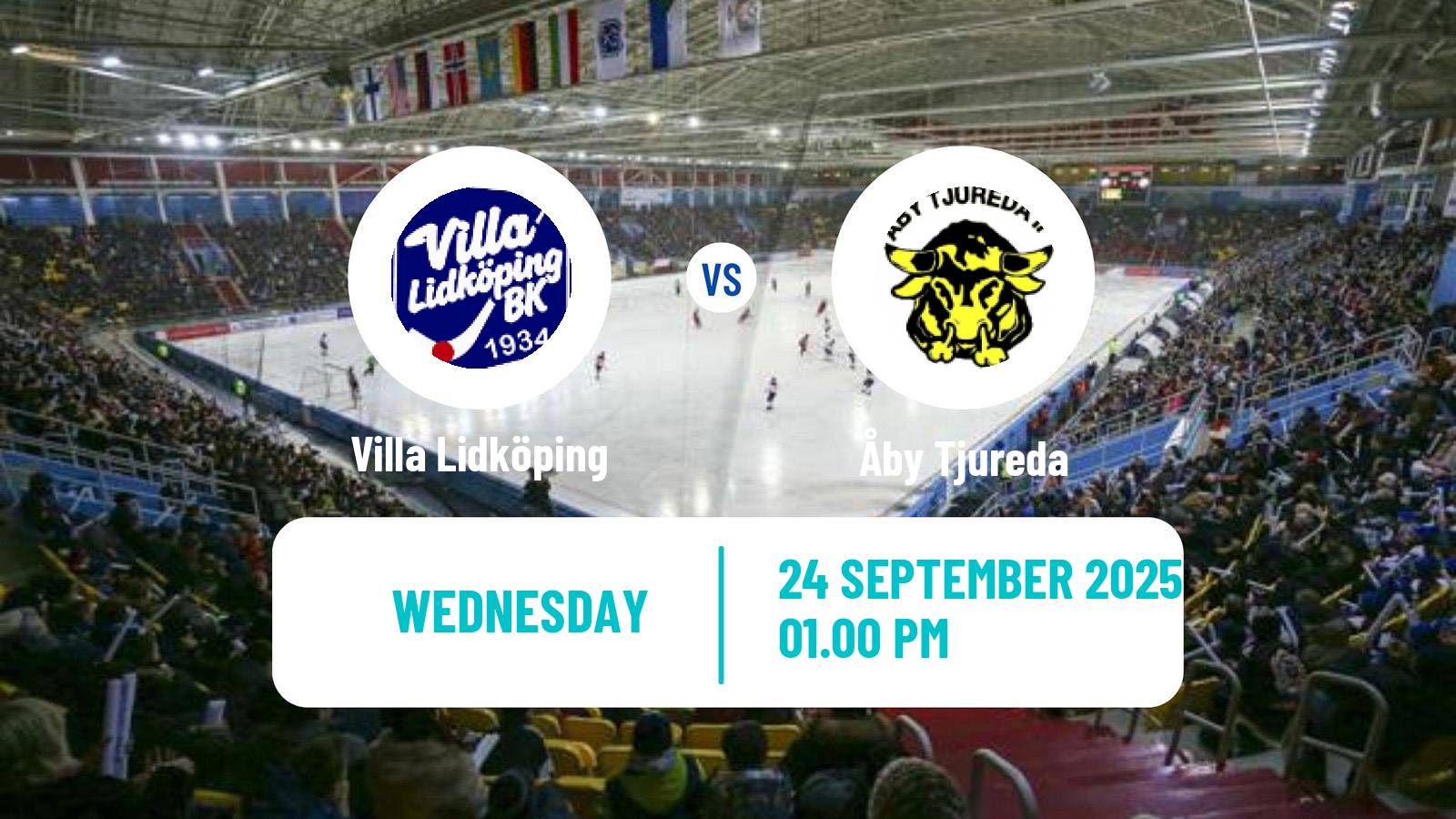 Bandy Svenska Cupen Bandy Villa Lidköping - Åby Tjureda