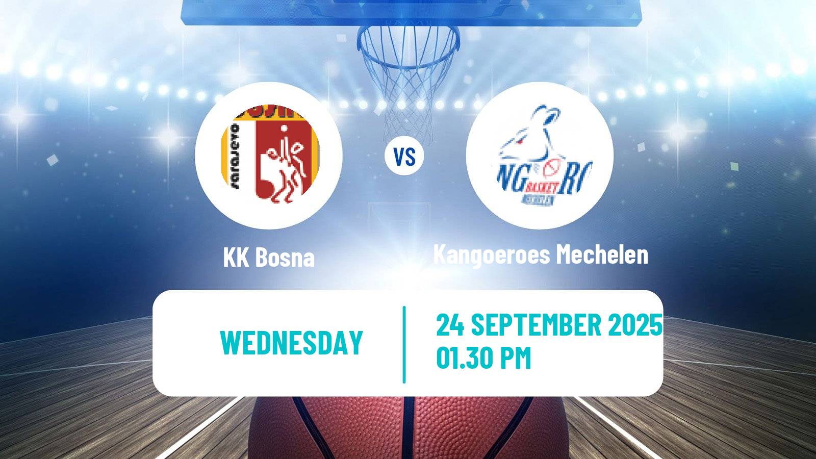 Basketball FIBA Europe Cup Bosna - Kangoeroes Mechelen