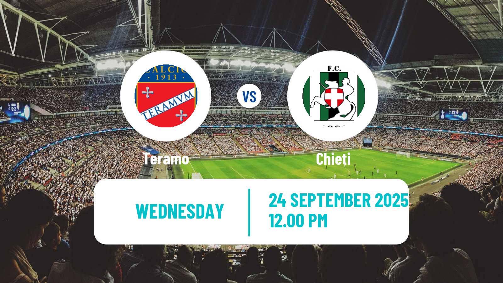 Football Italian Serie D - Group F Teramo - Chieti