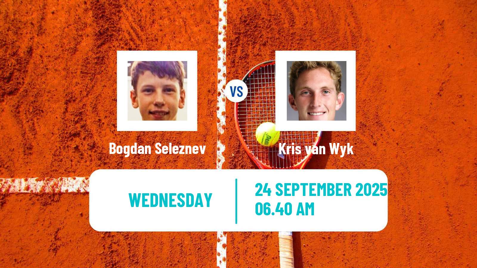 Tennis ITF M25 Sharm Elsheikh 3 Men Bogdan Seleznev - Kris van Wyk