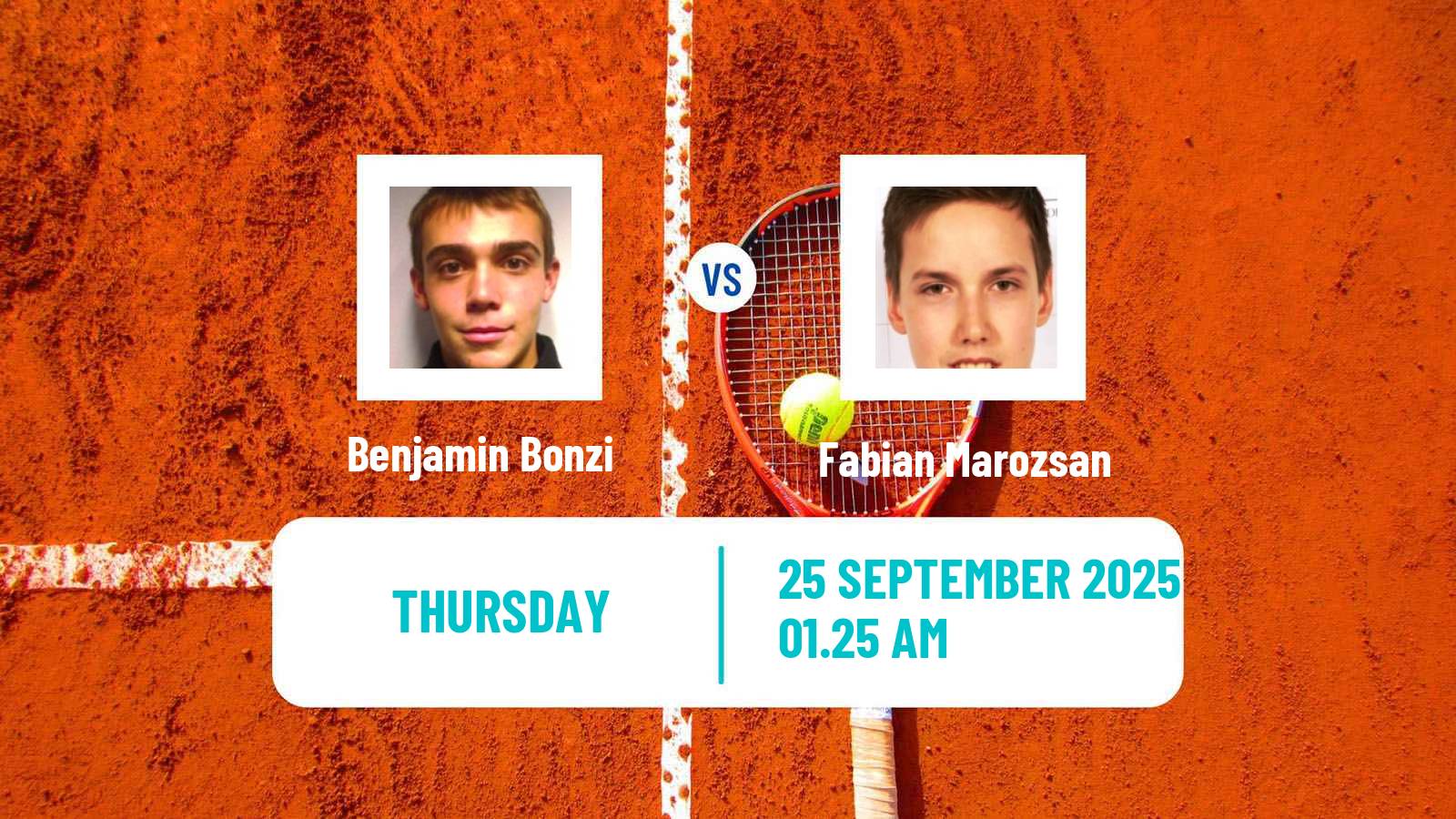 Tennis ATP Beijing Benjamin Bonzi - Fabian Marozsan
