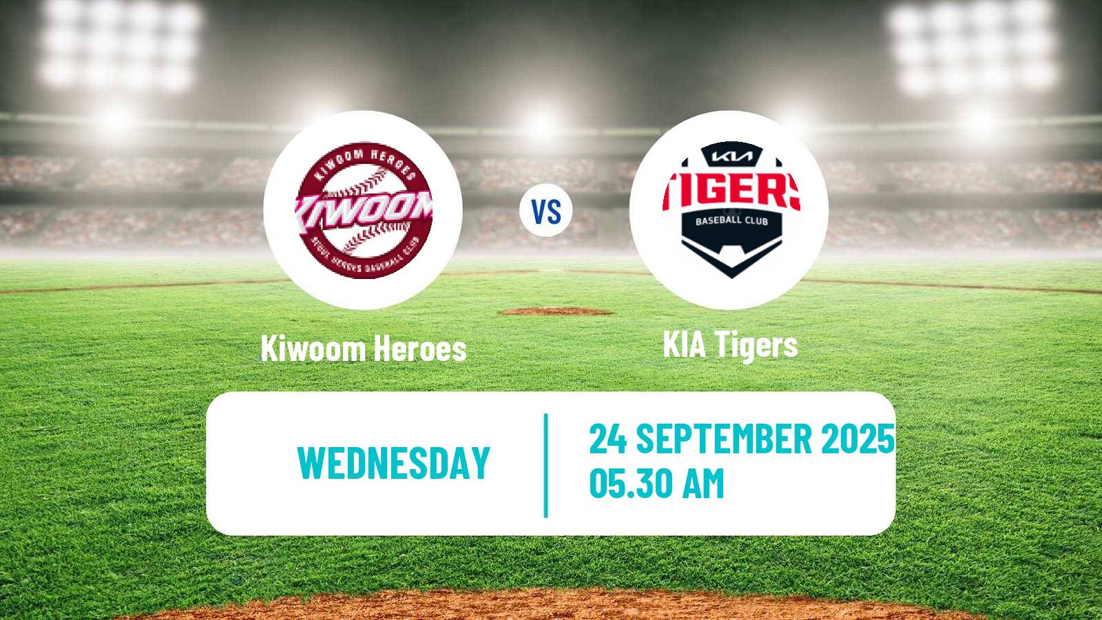 Baseball KBO Kiwoom Heroes - KIA Tigers
