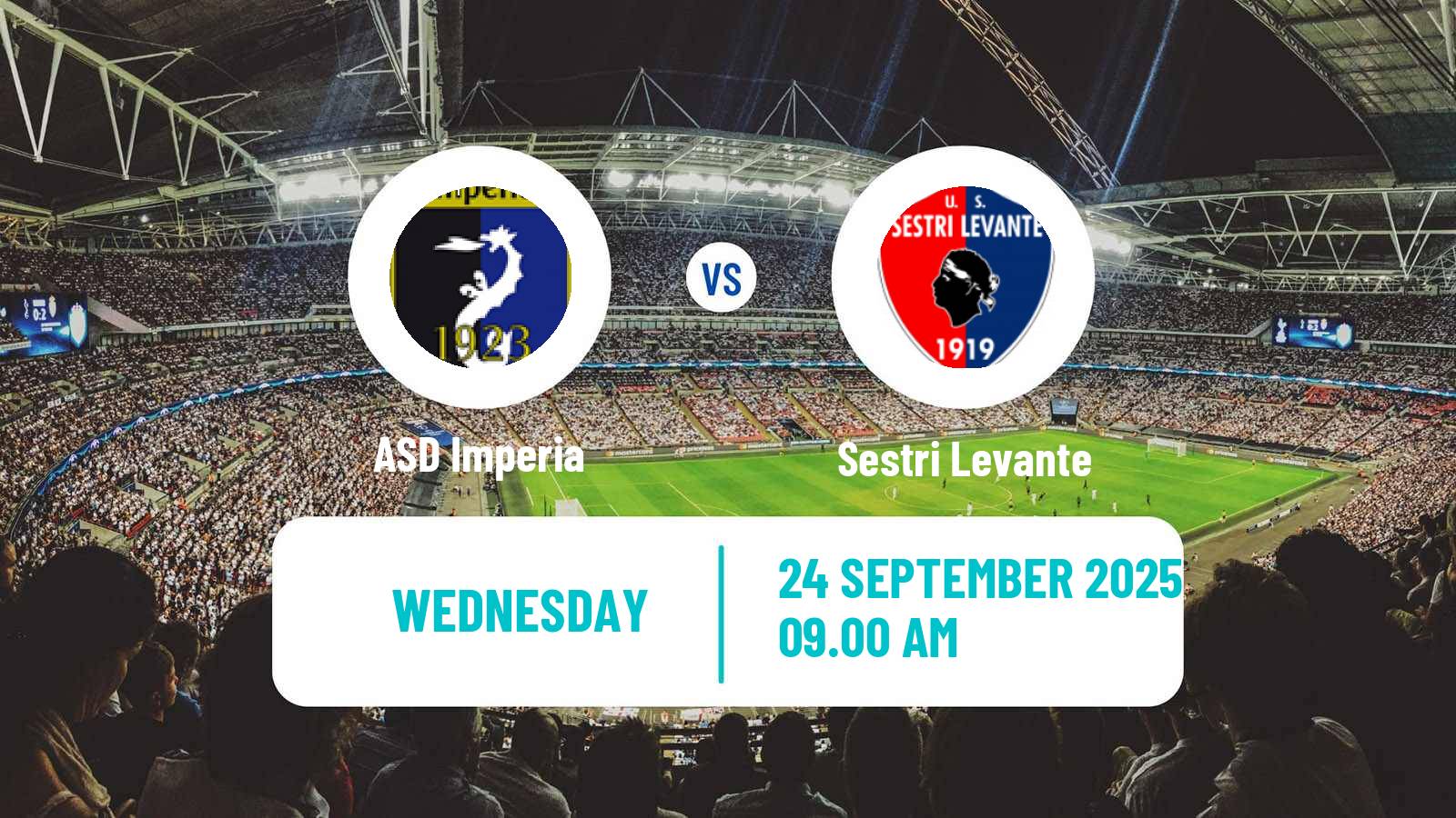 Football Italian Serie D - Group A Imperia - Sestri Levante