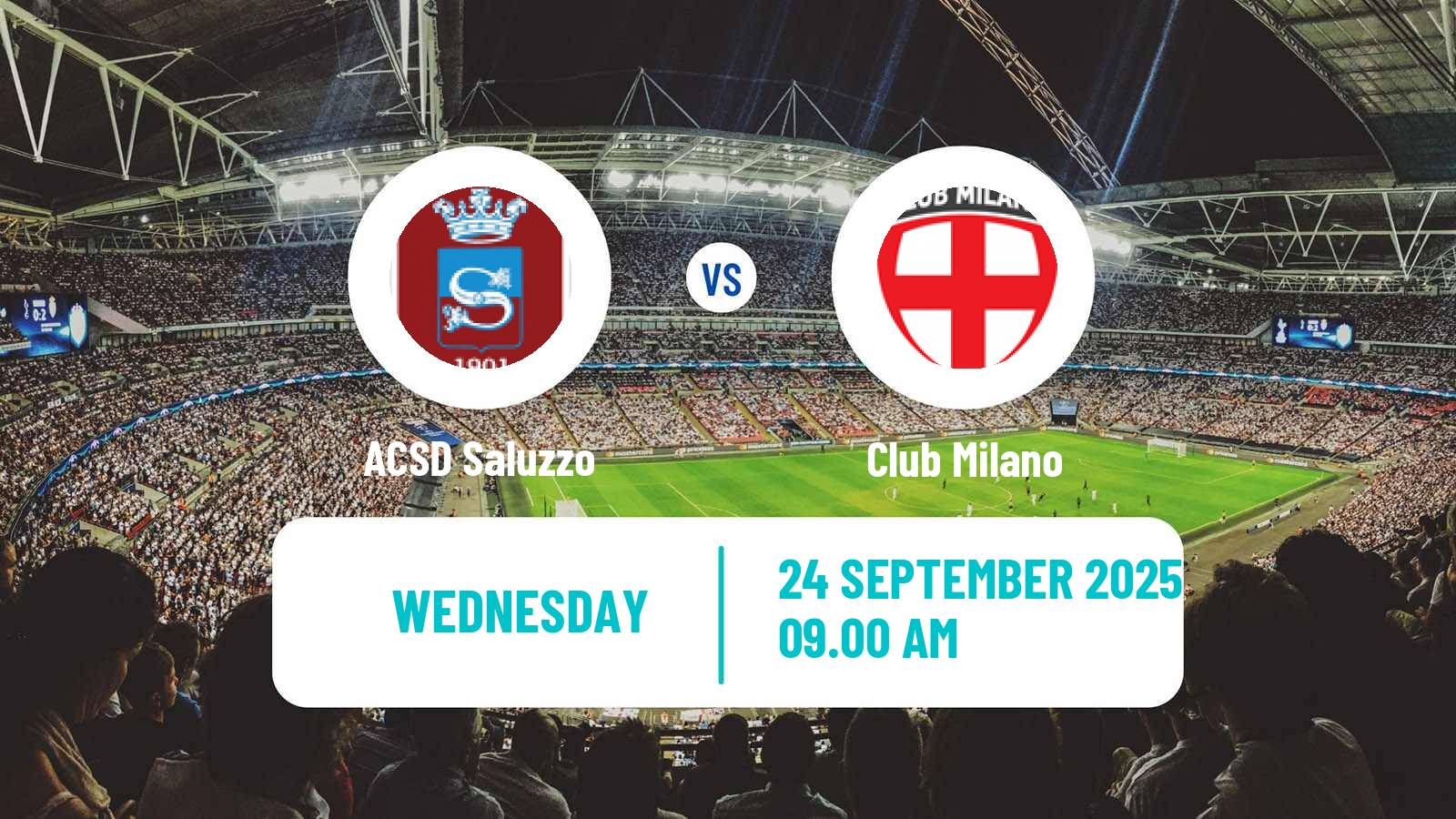 Football Italian Serie D - Group A Saluzzo - Club Milano