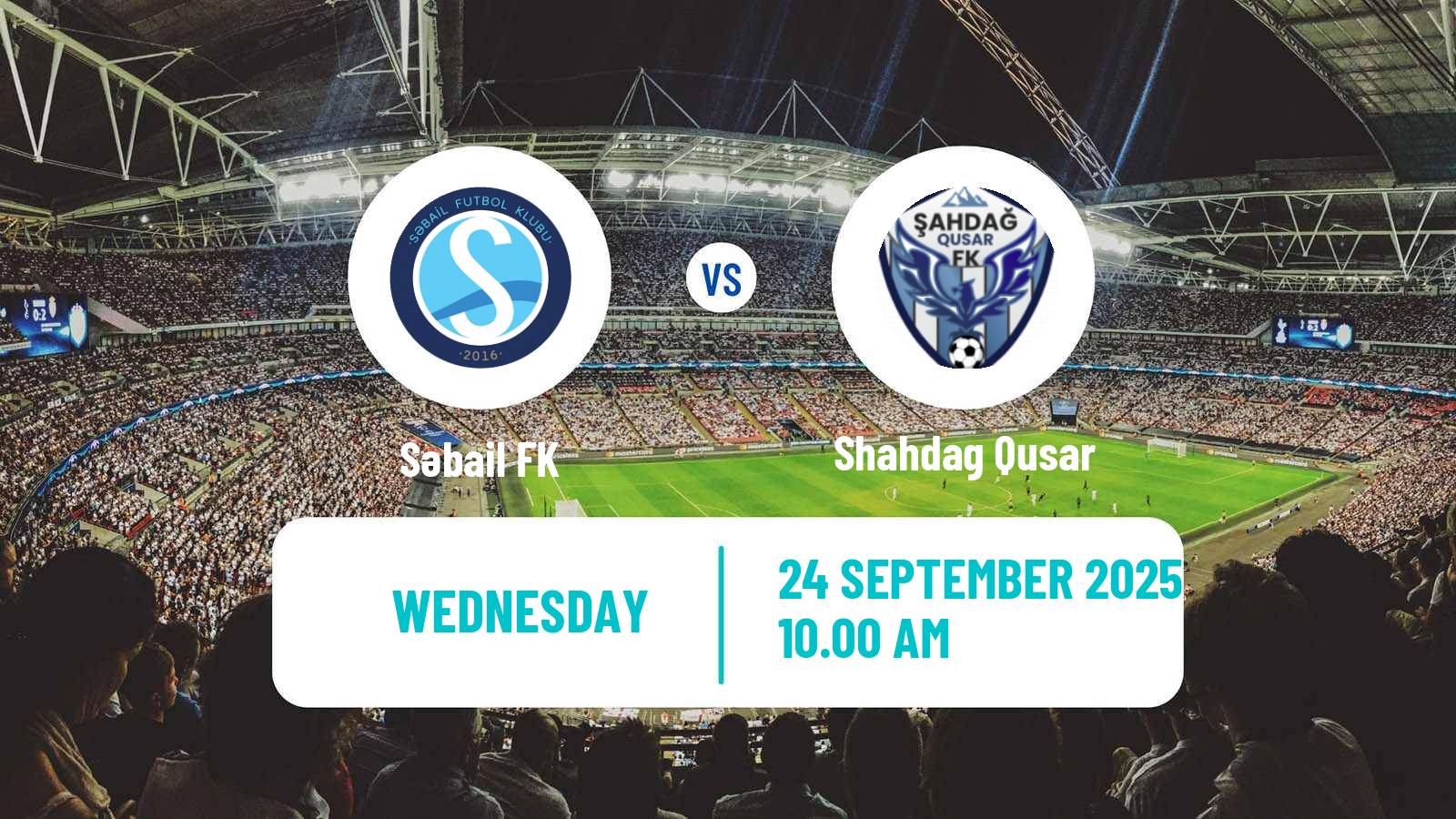 Football Azerbaijan First Division Səbail - Shahdag Qusar