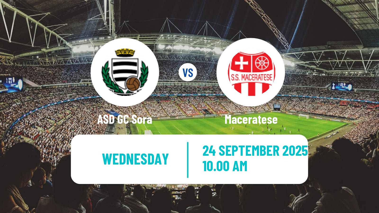 Football Italian Serie D - Group F Sora - Maceratese