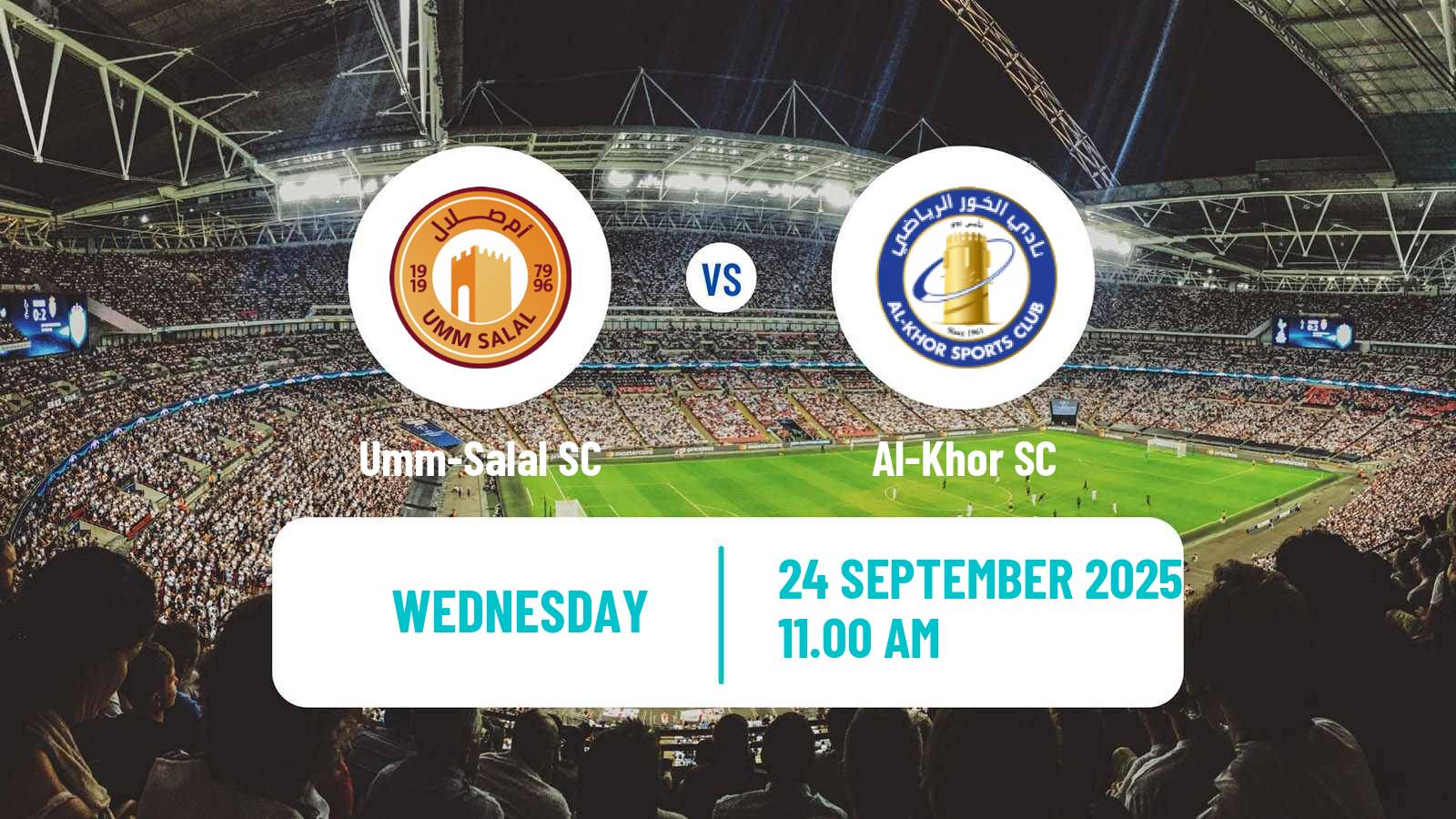Football Qatar QSL Cup Umm-Salal - Al-Khor