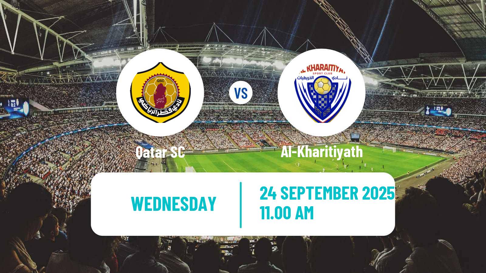 Football Qatar QSL Cup Qatar SC - Al-Kharitiyath