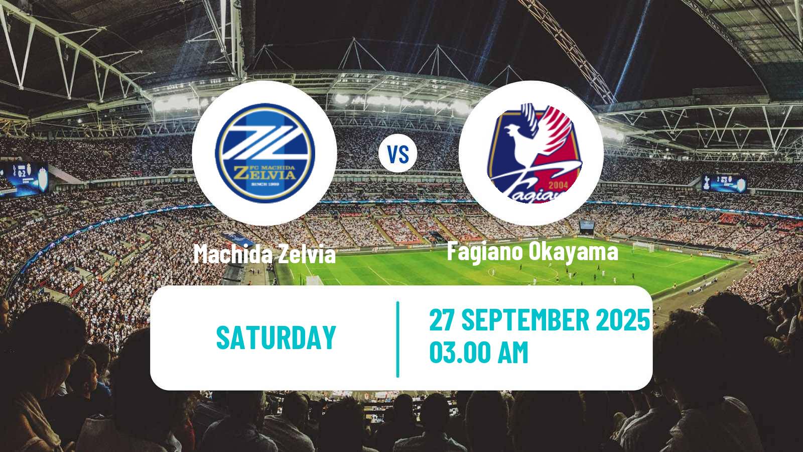 Football Japan J1 League Machida Zelvia - Fagiano Okayama