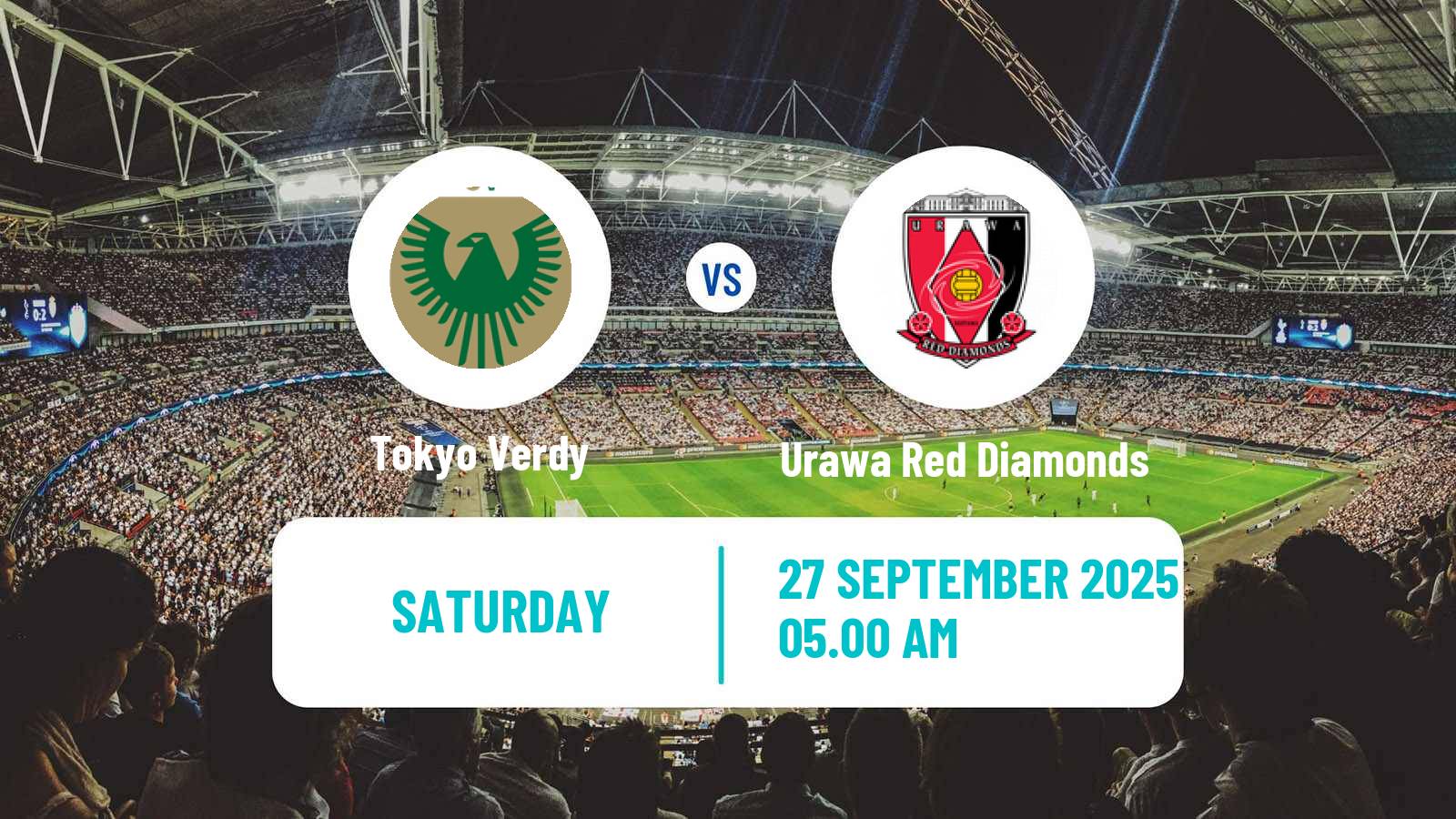 Football Japan J1 League Tokyo Verdy - Urawa Red Diamonds