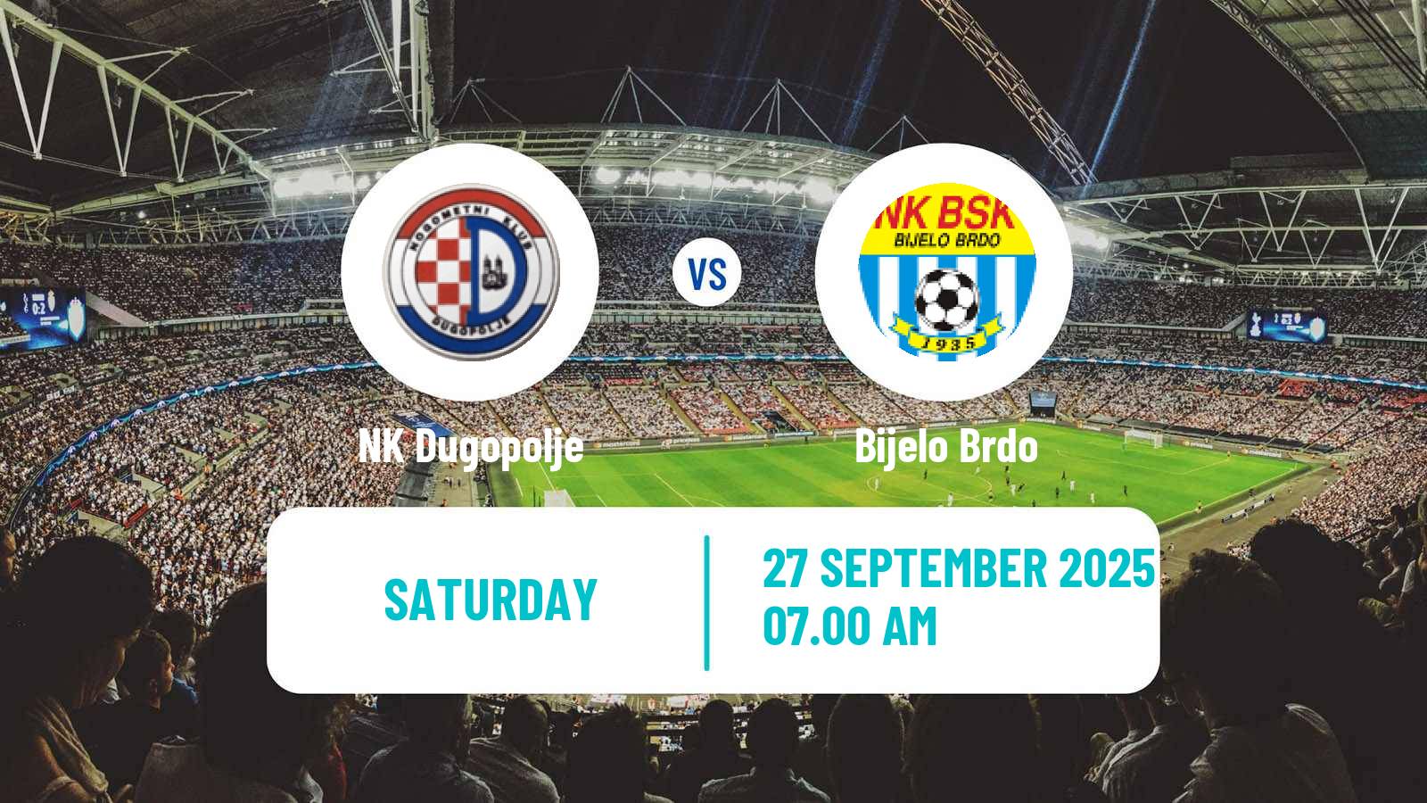 Football Croatian Prva NL Dugopolje - Bijelo Brdo
