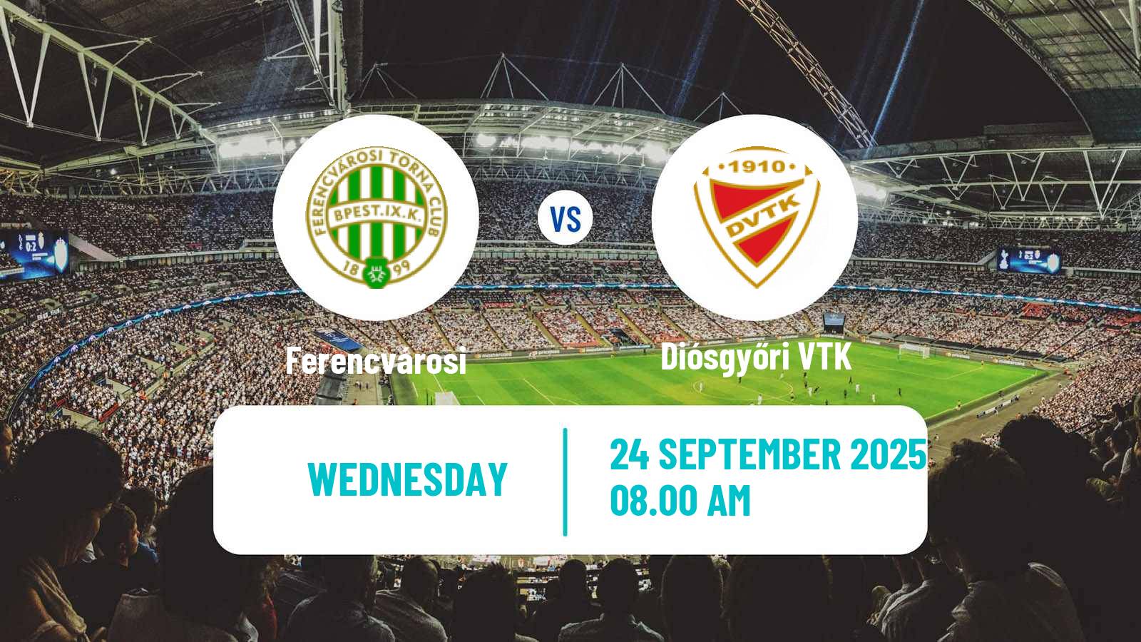 Football Hungarian NB I Women Ferencvárosi - Diósgyőri VTK