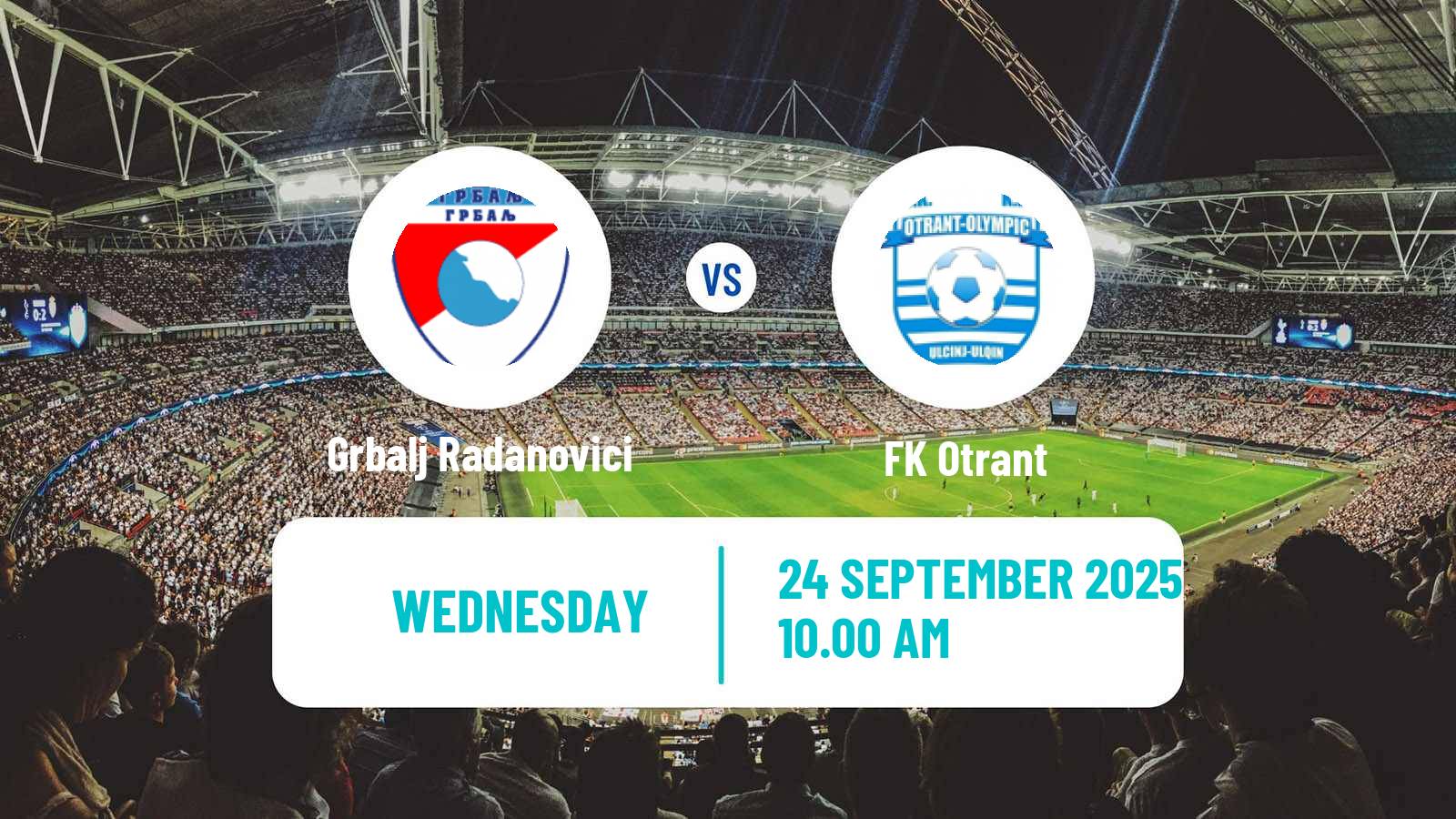 Football Montenegrin Druga Liga Grbalj Radanovici - Otrant