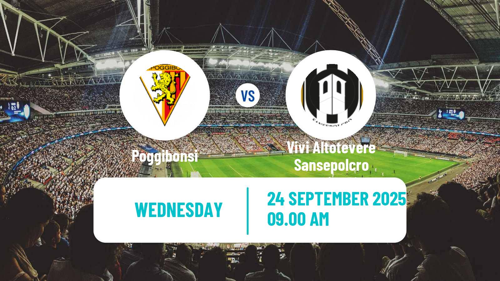 Football Italian Serie D - Group E Poggibonsi - Vivi Altotevere Sansepolcro